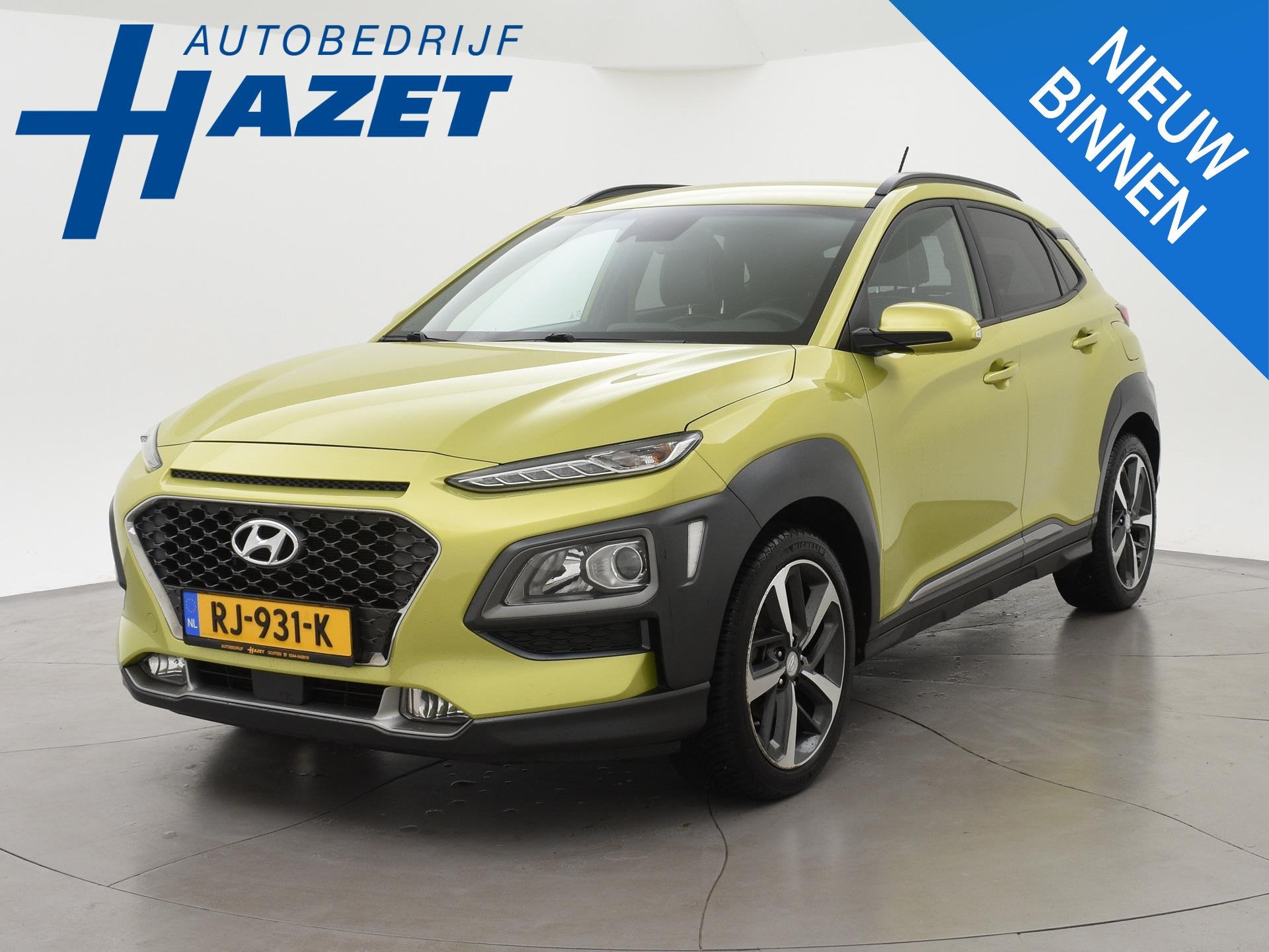 Hyundai Kona 1.0T FASHION + TREKHAAK | CAMERA | APPLE CARPLA, Voorwielaandrijving, Stof, Gebruikt, Euro 6