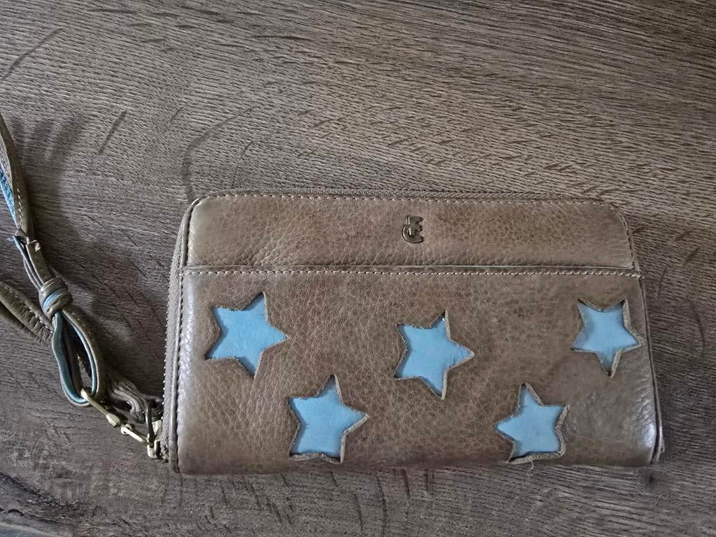 Portemonnee fab, Sieraden, Tassen en Uiterlijk, Portemonnees, Ophalen of Verzenden, Blauw