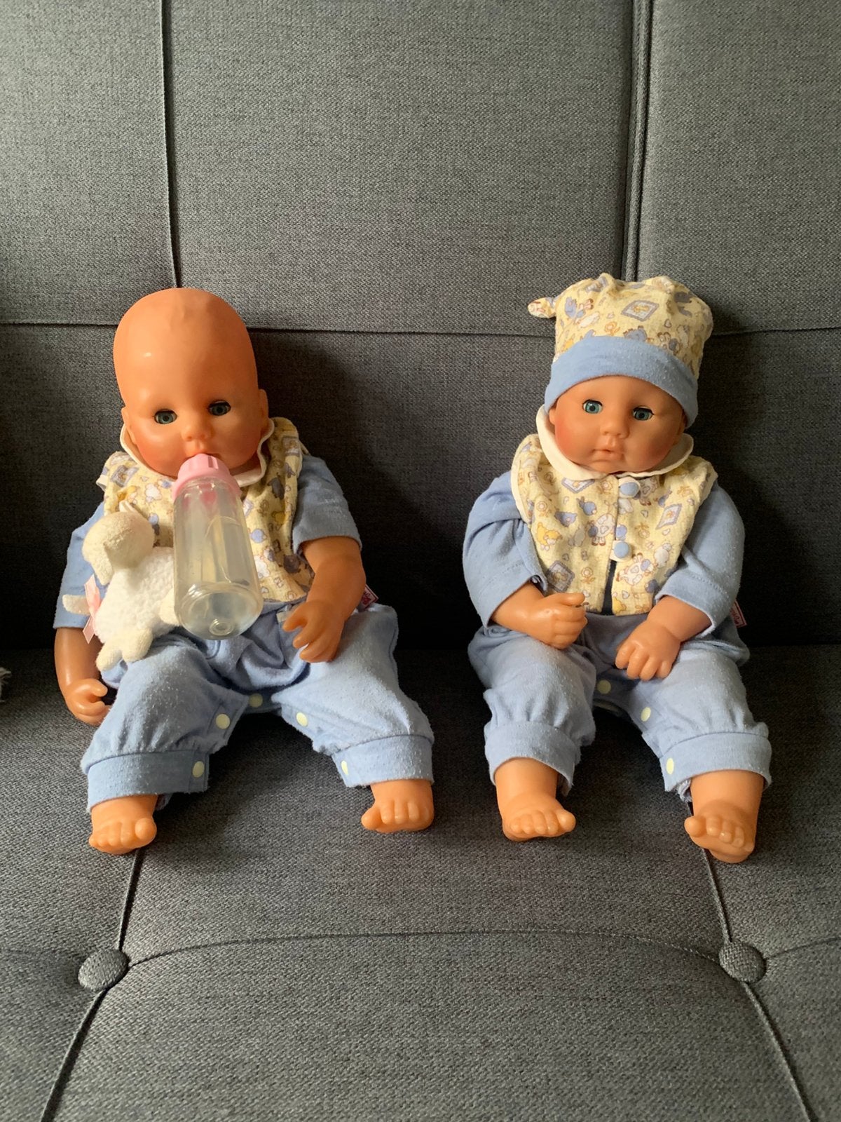 Vintage Zapf Creation Baby Born Tweeling – Complete Set, Ophalen, Gebruikt, Pop