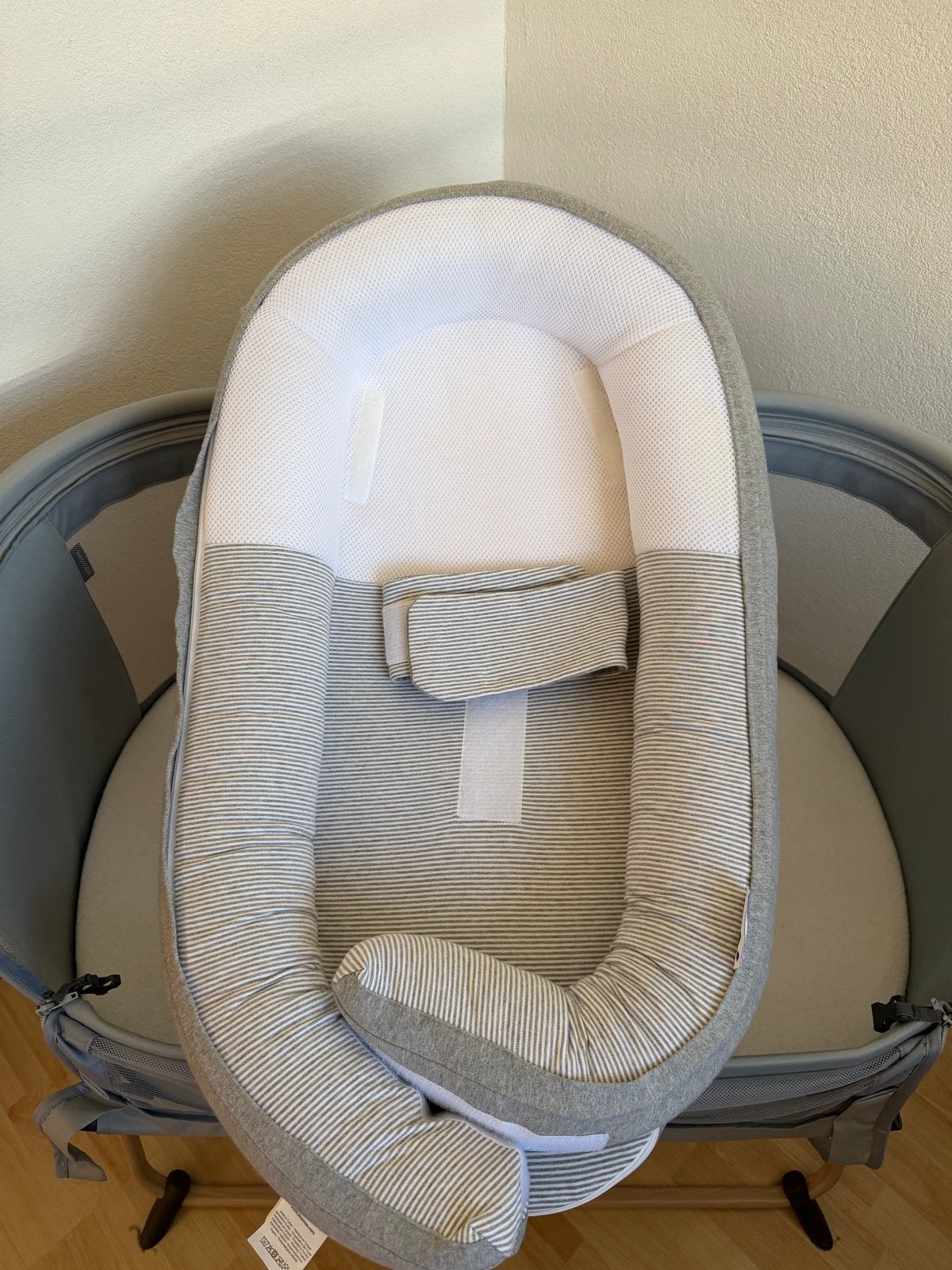 Doomoo Cocoon Classic Babynestje Grijs, Ophalen of Verzenden, Zo goed als nieuw, Overige typen