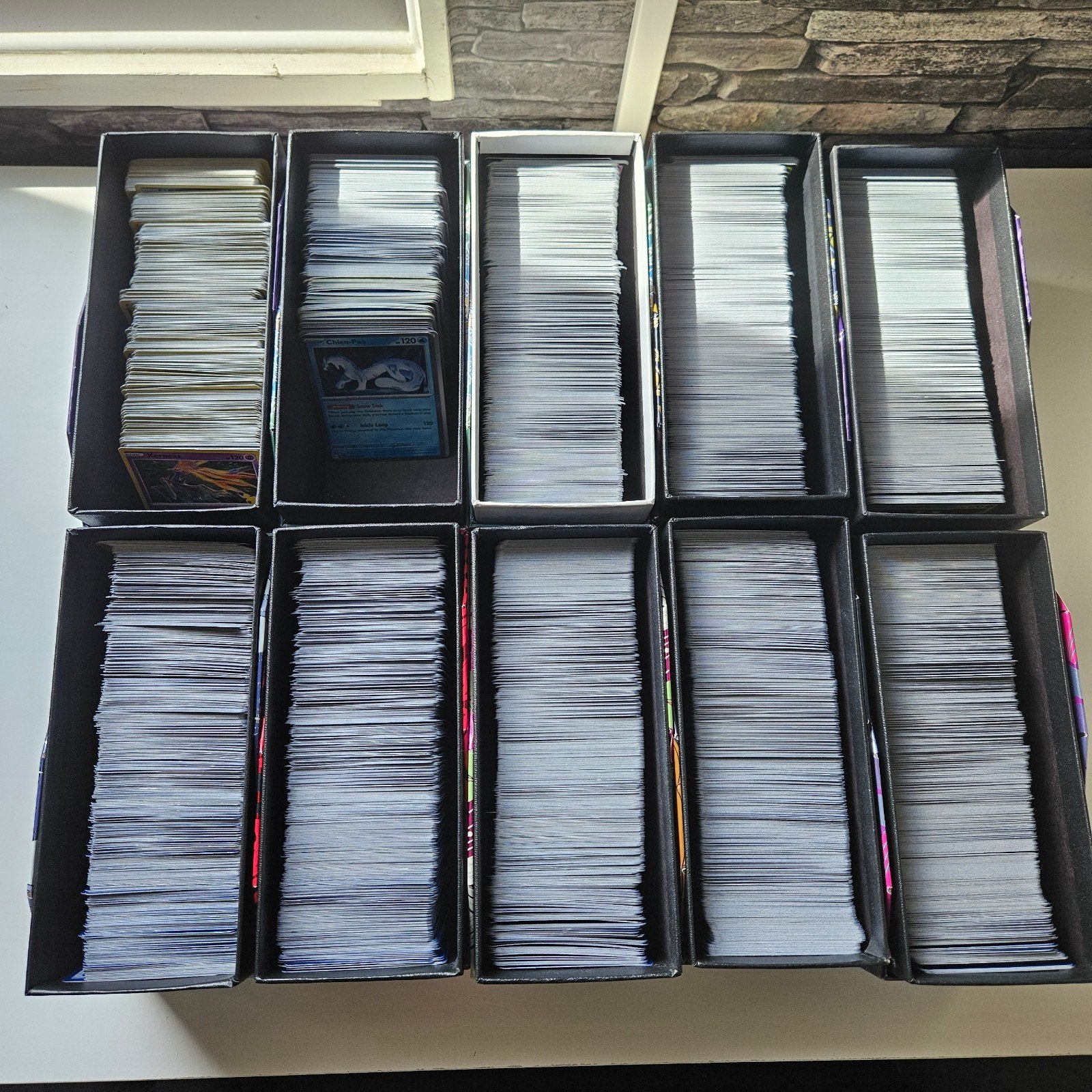 +-5000 Holo & Reverse Holo (Pokemon Bulk Collectie), Ophalen of Verzenden, Zo goed als nieuw, Meerdere kaarten