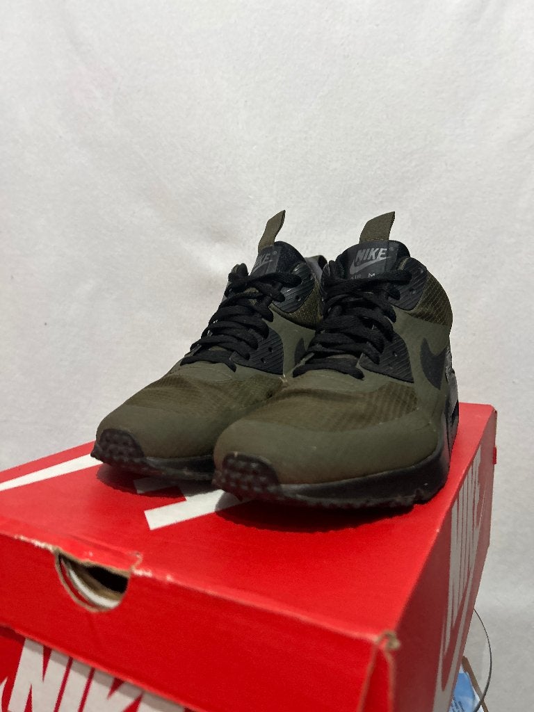 ALS NIEUW! Maat 42,5 - Nike Air Max 90 Mid Winter Dark Loden, Overige kleuren, Verzenden, Nike, Nike