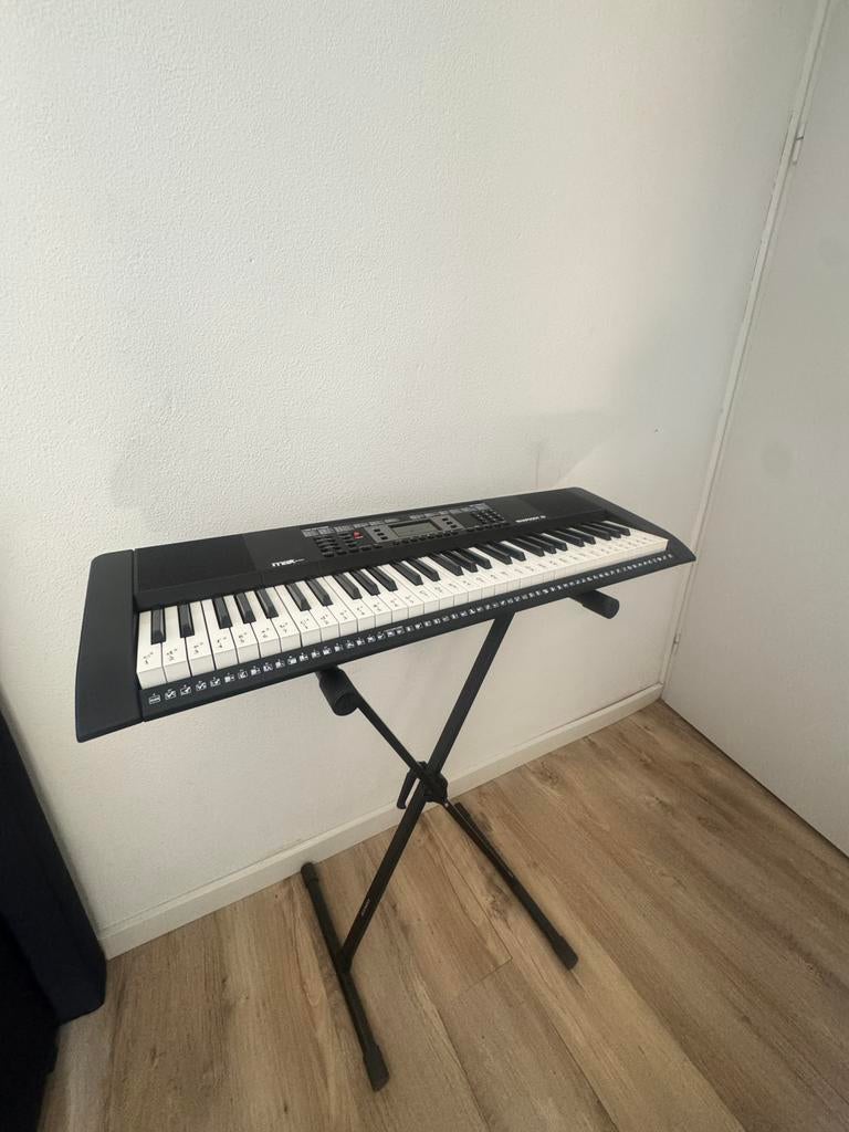 Keyboard met standaard, Muziek en Instrumenten, Keyboards, 61 toetsen, Nieuw, Met standaard, Ophalen