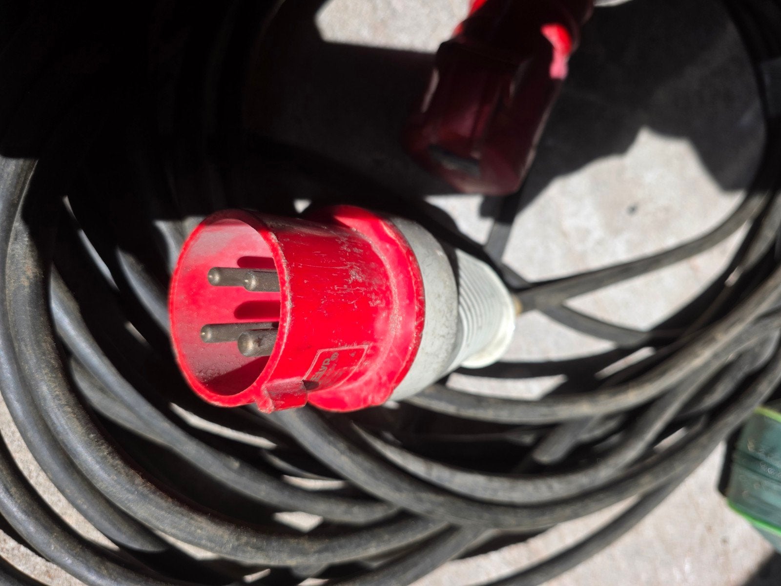 20m 32A  380V 4x2.5 CEE verlengkabel, Doe-het-zelf en Verbouw, Elektra en Kabels, Ophalen of Verzenden, Gebruikt, Kabel of Snoer