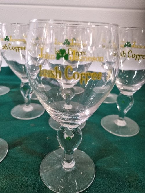 irish coffee glazen john jameson 10 stuks, Verzamelen, Glas en Borrelglaasjes, Ophalen of Verzenden, 'T Olde Gre-j, Info@toldegrej.nl