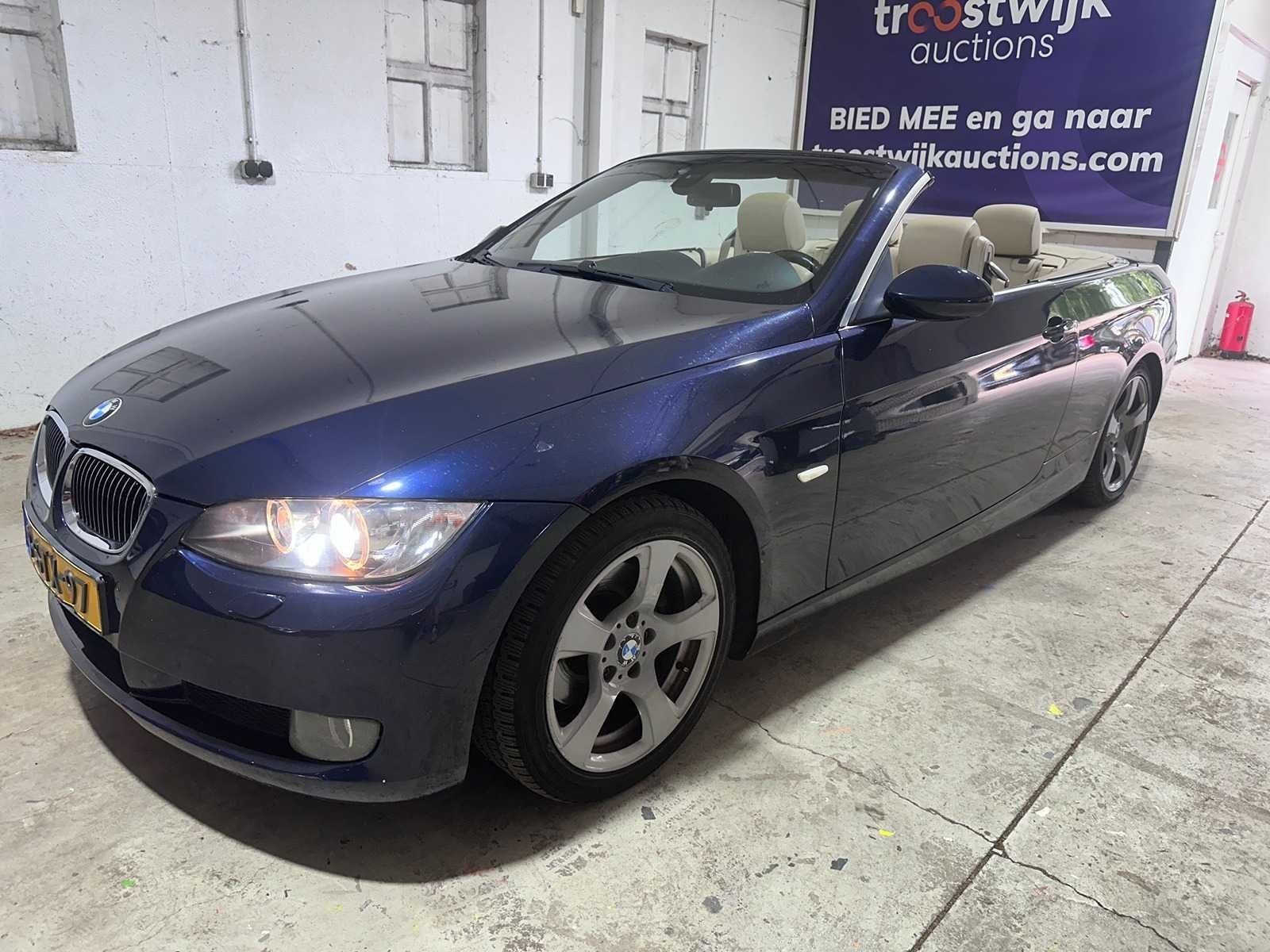 BMW - 3-serie Cabrio - 320i High Executive - 9-STX-97- 2008, Auto's, 4 cilinders, Cabriolet, 163 pk, Bedrijf