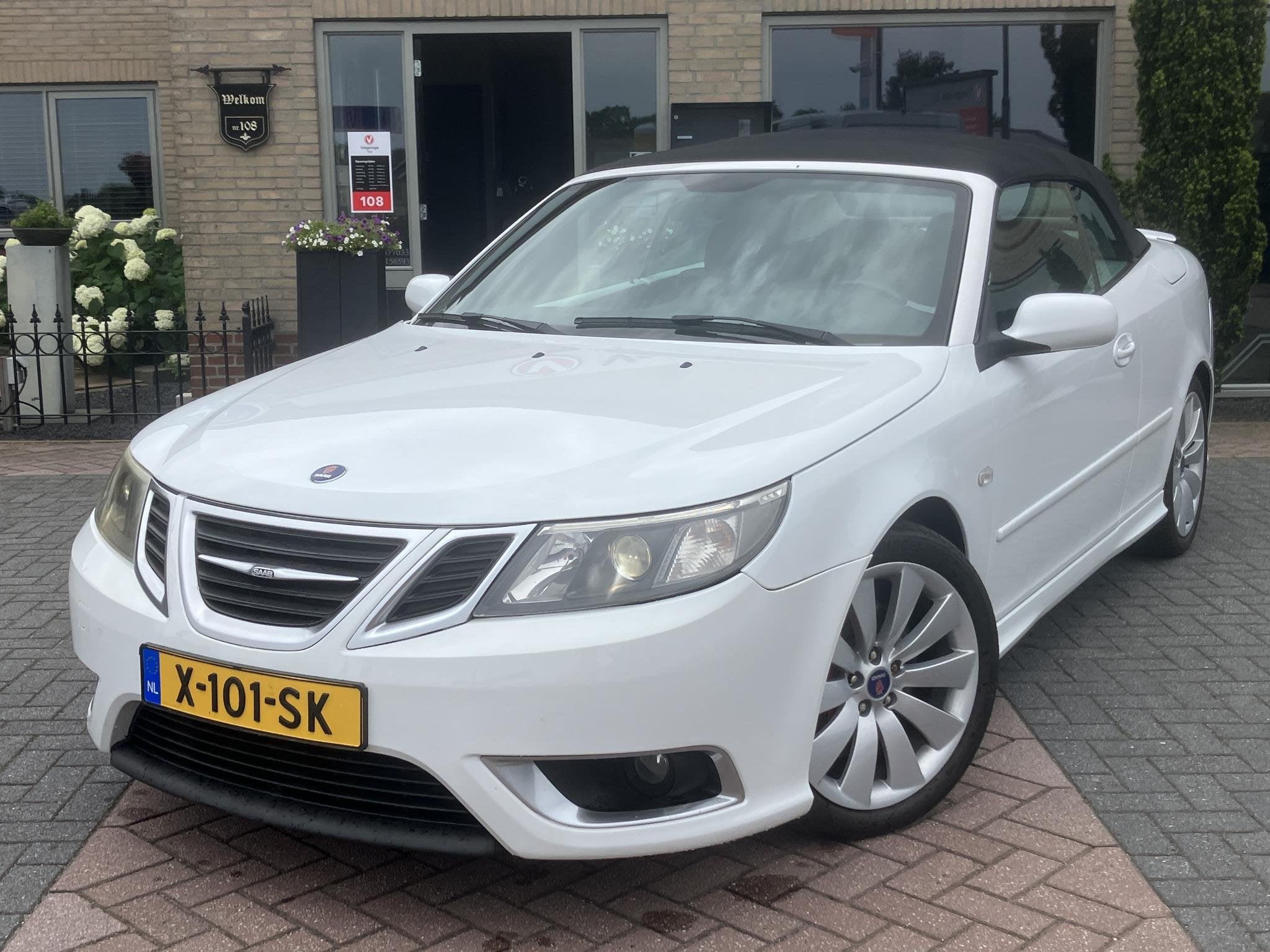 Saab 9-3 Cabrio 2.8 V6 T Aero | Leder | Cruise, Auto's, Saab, Open dak, Gebruikt, 1675 kg, Cabriolet
