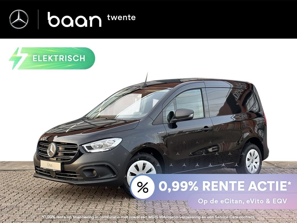 Mercedes-Benz eCitan 112 Base L1 51 kWh | 281 WLTP | Snellad, Automatische klimaatregeling, Zwart, 281 km, Zwart