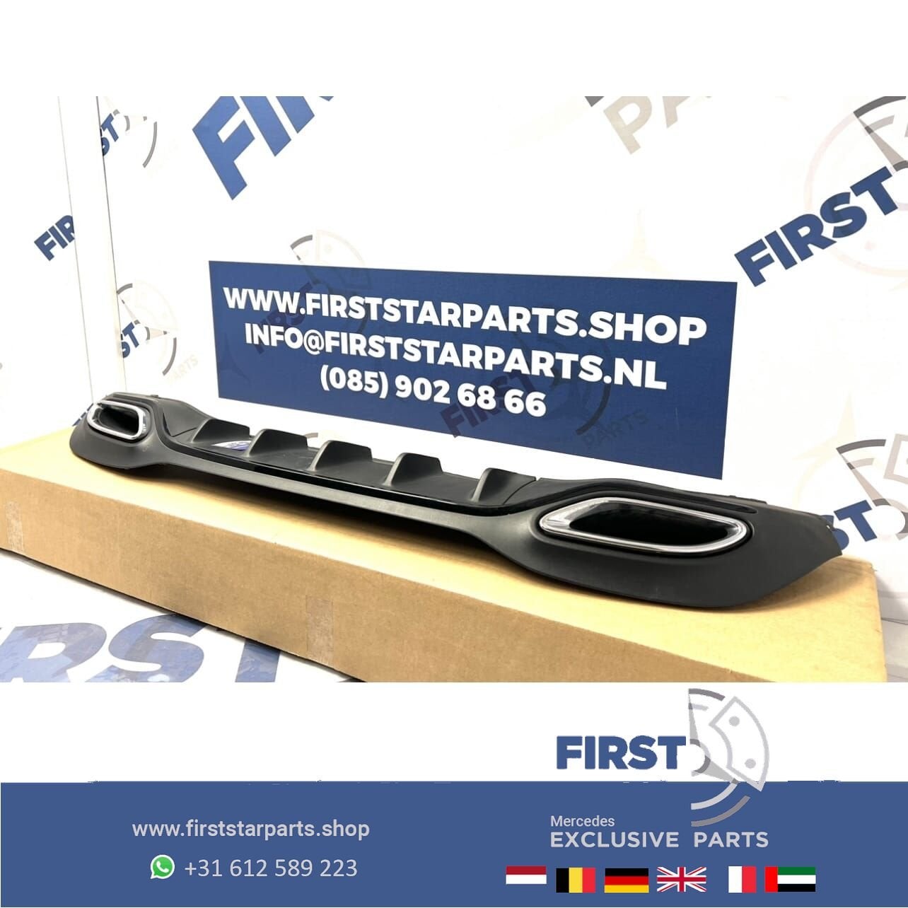 W177 AMG PACKAGE DIFFUSER Mercedes A Klasse 2018-2024 ACHTER, Gebruikt, -, Ophalen of Verzenden, -