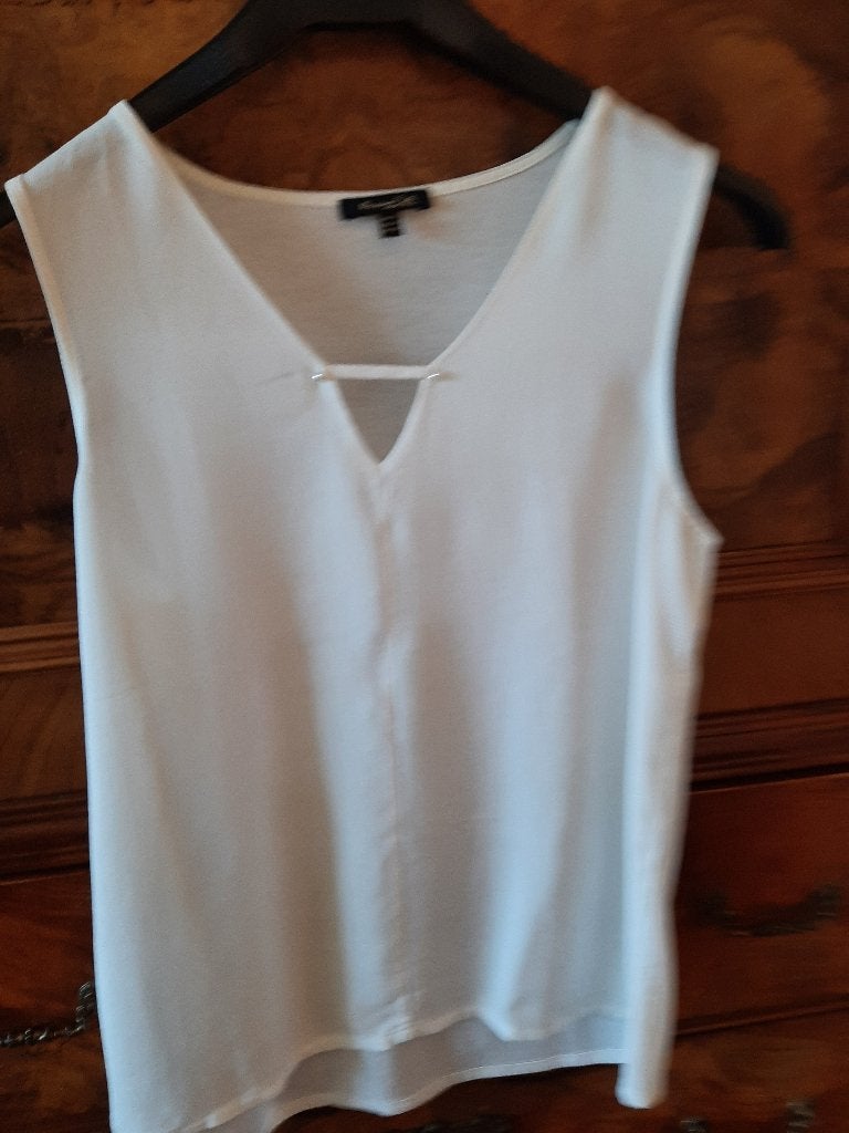 Massimo Dutti beige op v-hals S, Massimo Dutti, Beige, Ophalen of Verzenden, Zo goed als nieuw