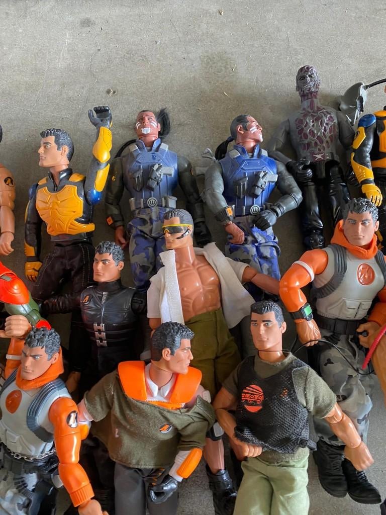 Diverse Action man poppen, motor en fiets, Ophalen of Verzenden, Zo goed als nieuw