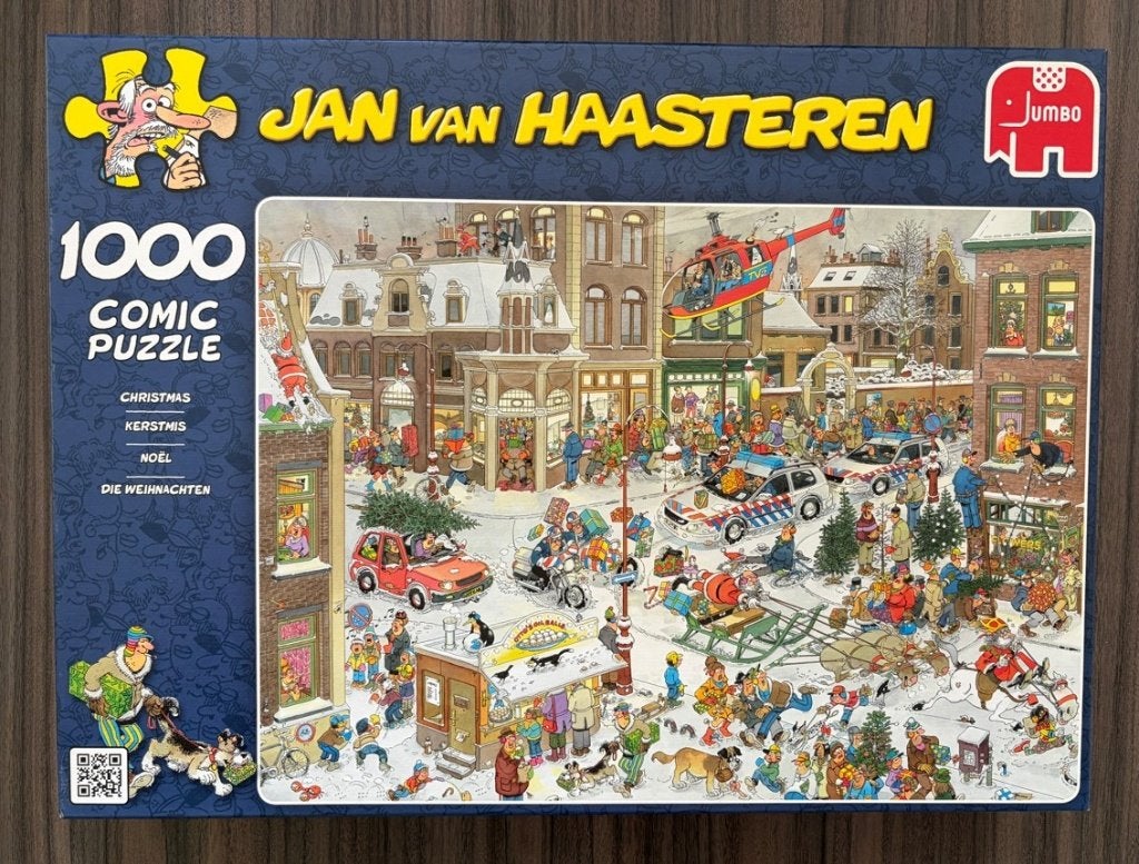 Jan van Haasteren: Kerstmis - 1000 stukjes, Ophalen of Verzenden, 500 t/m 1500 stukjes, Zo goed als nieuw