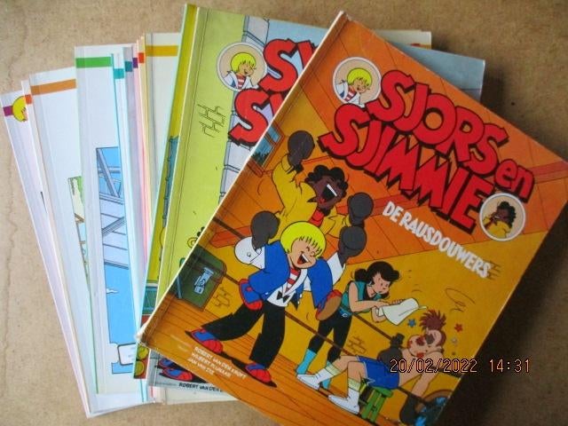 adv5842 sjors en sjimmie, Eén stripboek, Ophalen, Gelezen