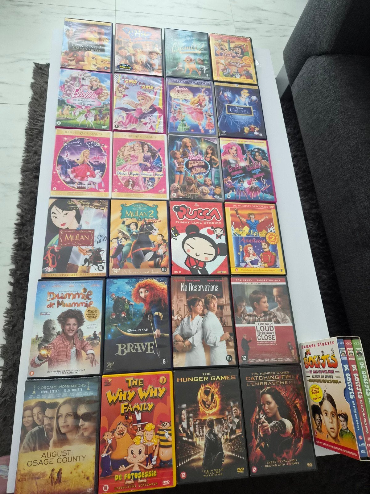 Grote collectie diverse kinderfilms en series op DVD, Gebruikt, Animatie, Alle leeftijden, Nederlands