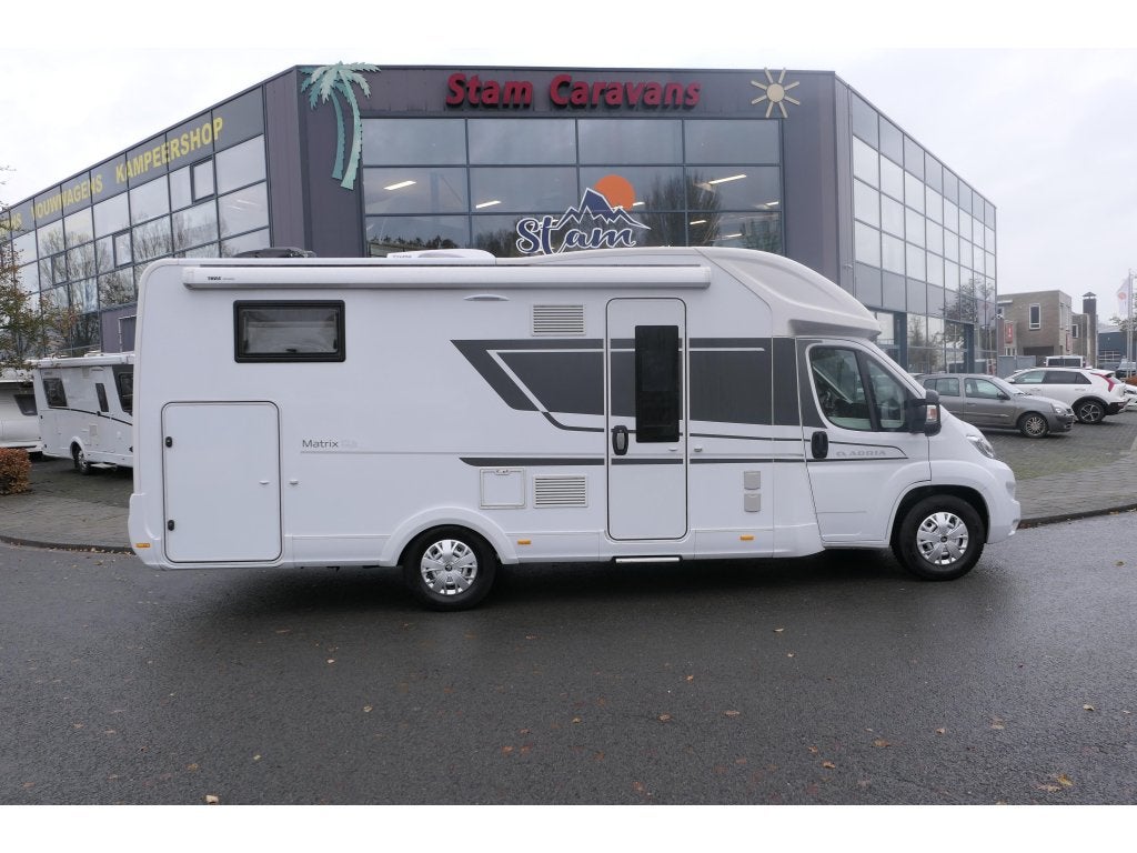 Adria Matrix Axess 670 SL enkele bedden, Watertank (Afval), Standaard zit, Ringverwarming, Buitenlamp