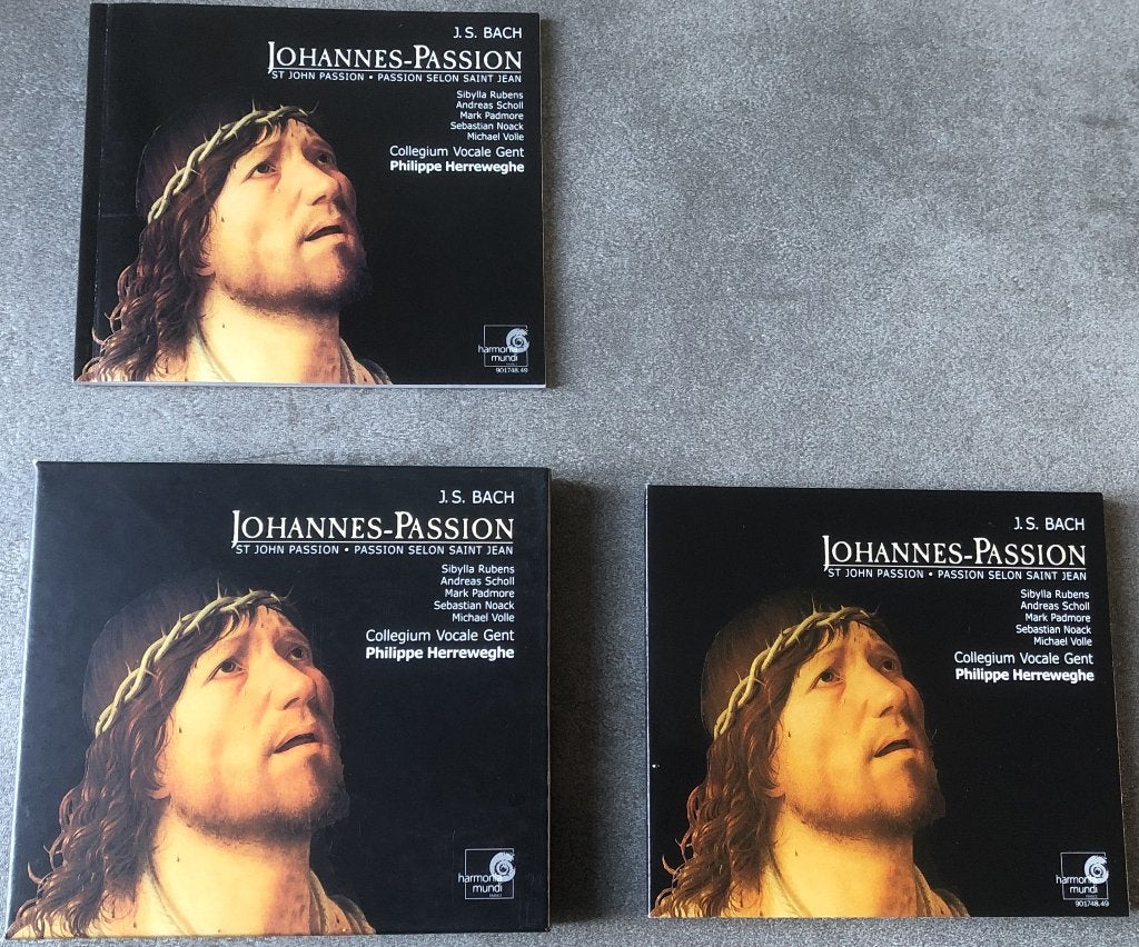 BACH - JOHANNES-PASSION - PHILIPPE HERREWEGHE - 2 CD'S, Ophalen of Verzenden, Barok, Zo goed als nieuw, Bach