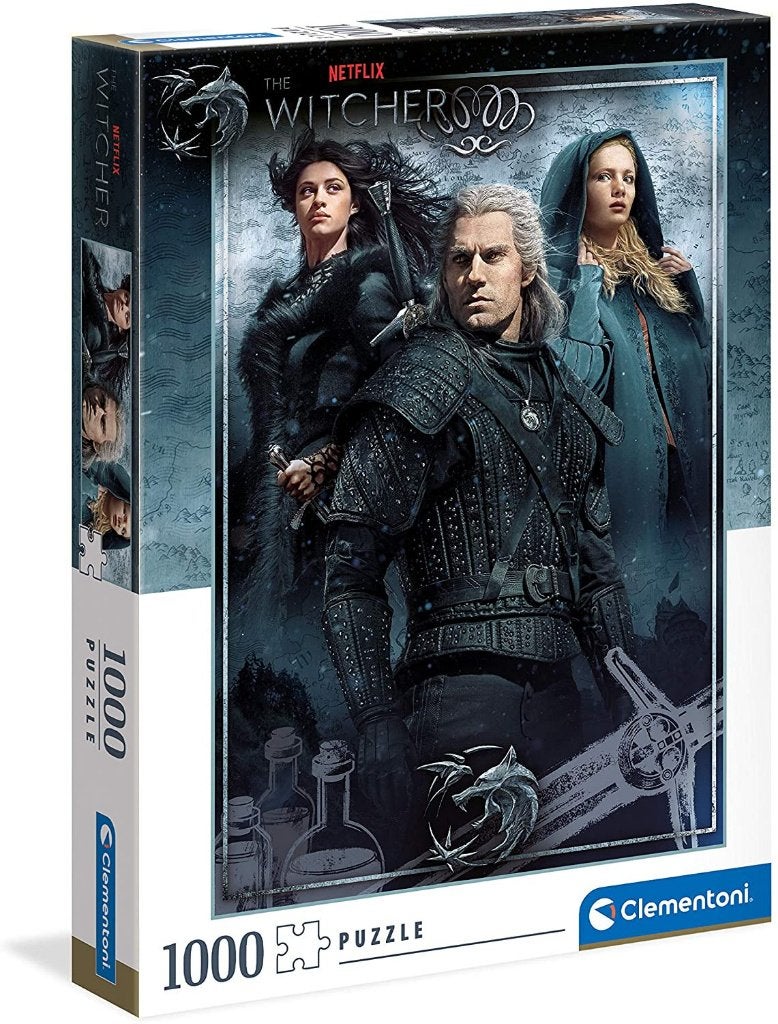 Clementoni: The Witcher 1000 stukjes, Ophalen of Verzenden, 500 t/m 1500 stukjes, Nieuw, Legpuzzel