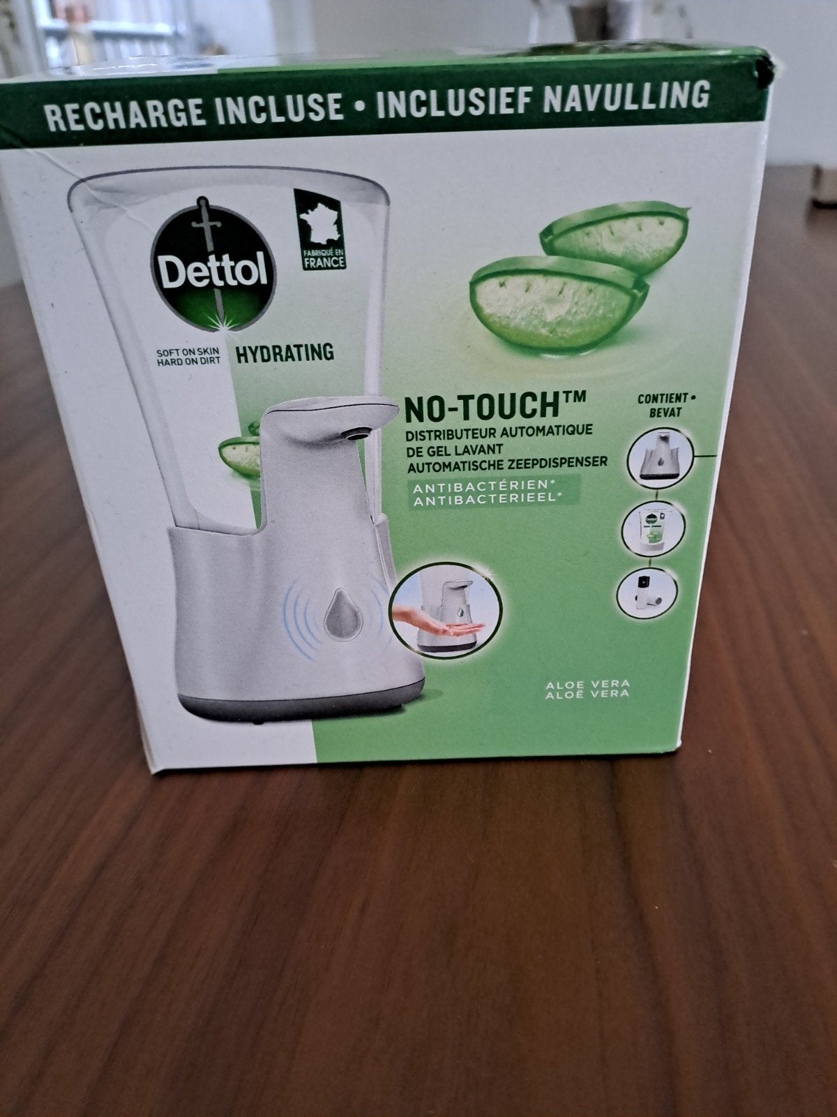Dettol no touch zeep dispenser pompje nieuw in doosje, 4 liter of meer, Ophalen, Nieuw, 3 snelheden of meer
