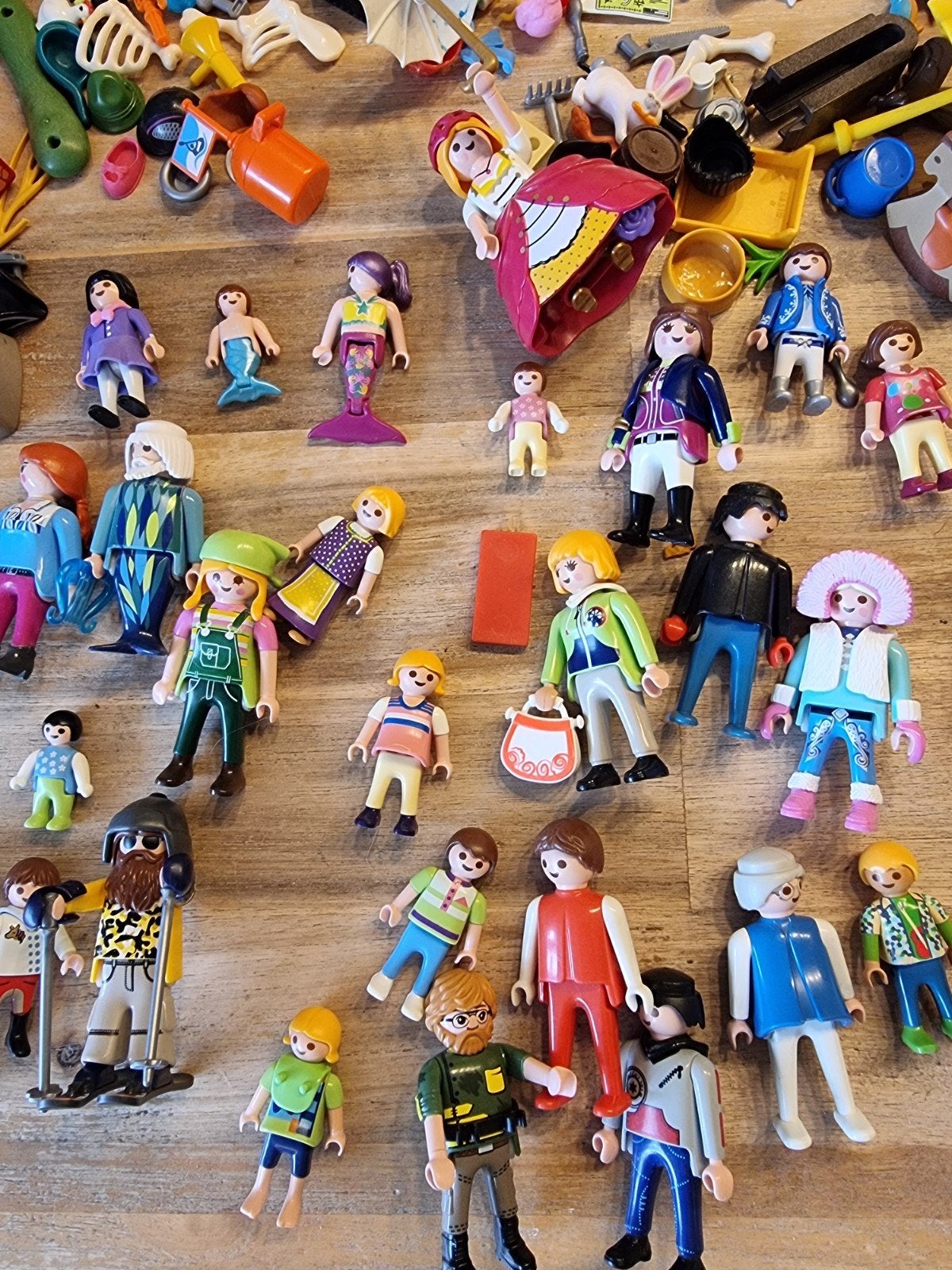 Foto 4 van Grote collectie Playmobil met piratenschip