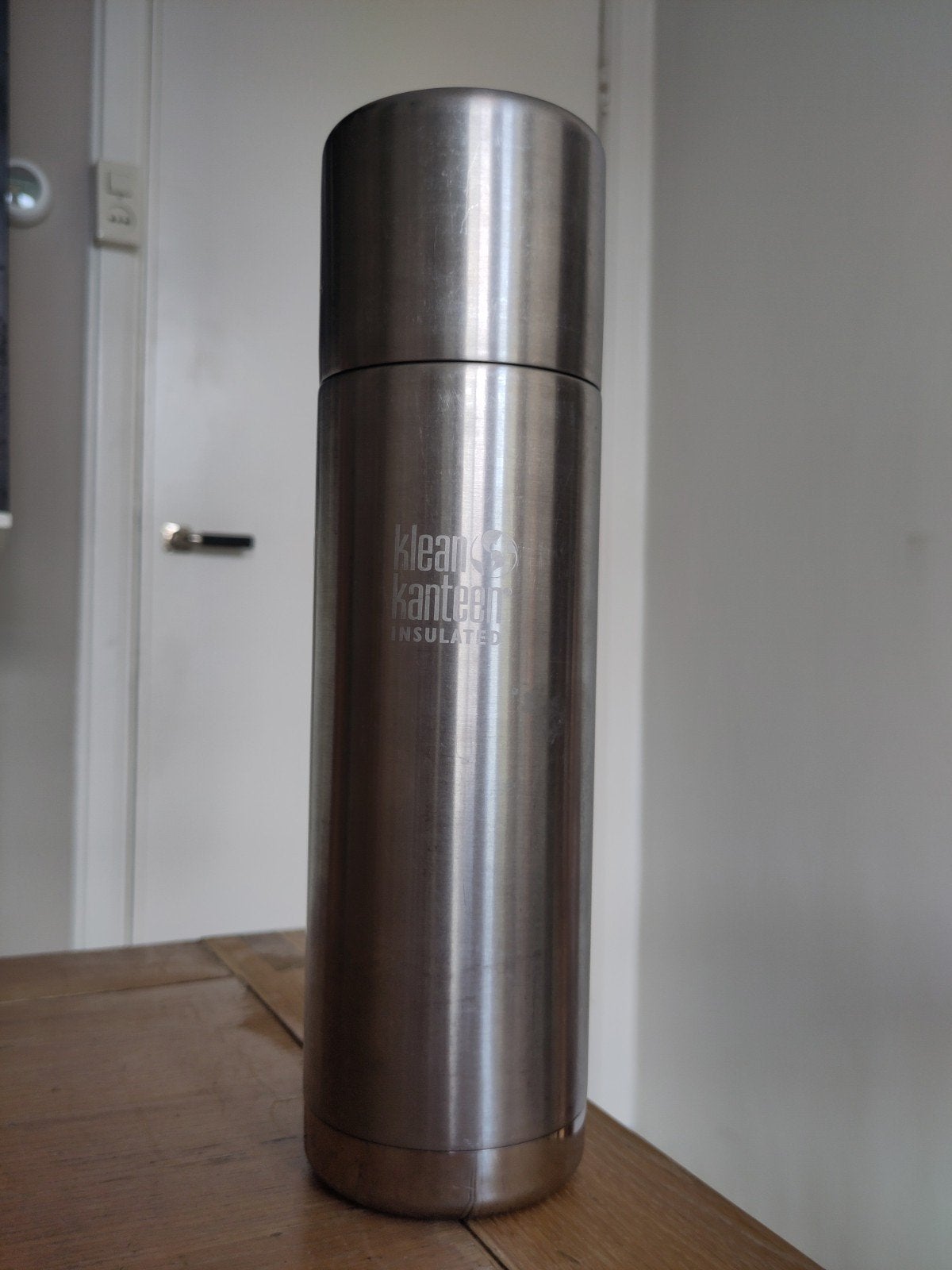 Klean Kanteen TKPro Thermoskan 1L RVS BPA-vrij, Zilver, Ophalen of Verzenden, Metaal, Overige merken