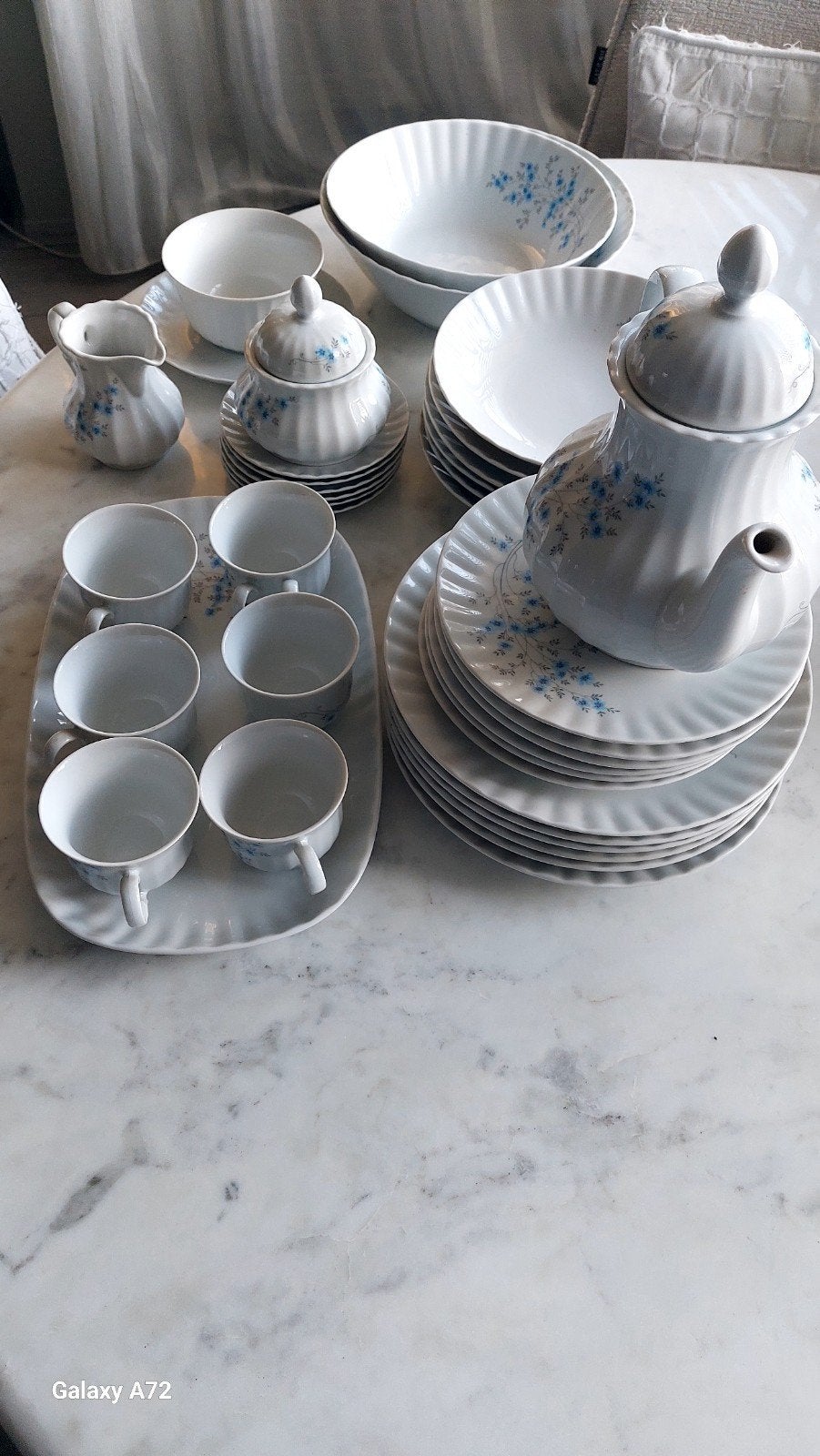 servies complete 6 person, Overige merken, Keramiek, Ophalen of Verzenden, Zo goed als nieuw