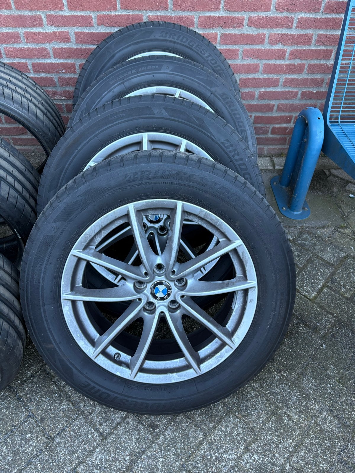 BMW 18 inch winterbanden met velgen 225/60R18, 18 inch, Gebruikt, Banden en Velgen, Personenwagen