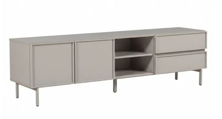 WOOOD TV-meubel Tours Zand - 180x51x42 cm (NIEUW), Huis en Inrichting, 150 tot 200 cm, Ophalen of Verzenden, Zo goed als nieuw