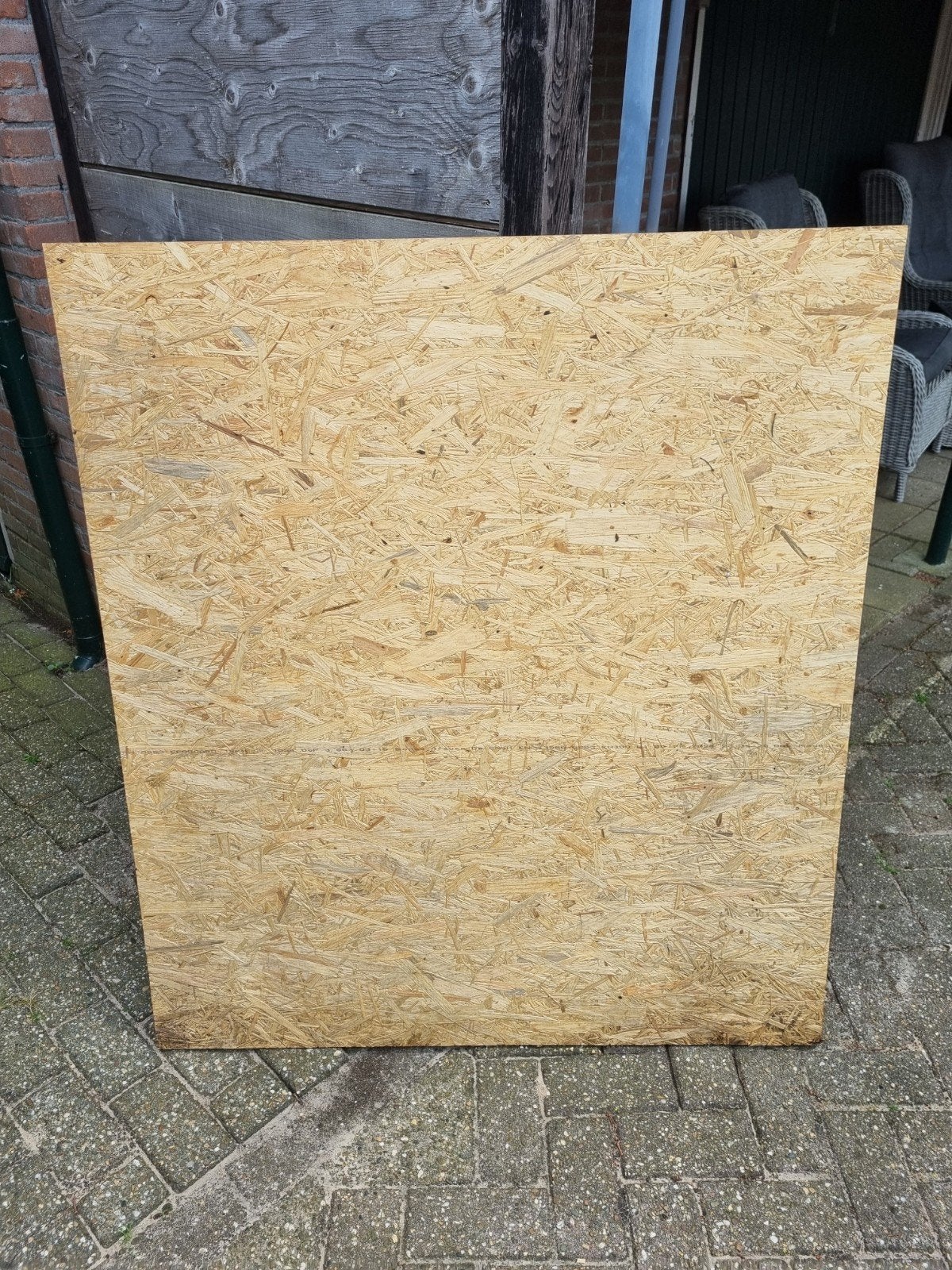 OSB plaatjes - diverse afmetingen, ca. 30 stuks, Doe-het-zelf en Verbouw, Ophalen, Gebruikt, Minder dan 25 mm, Overige typen