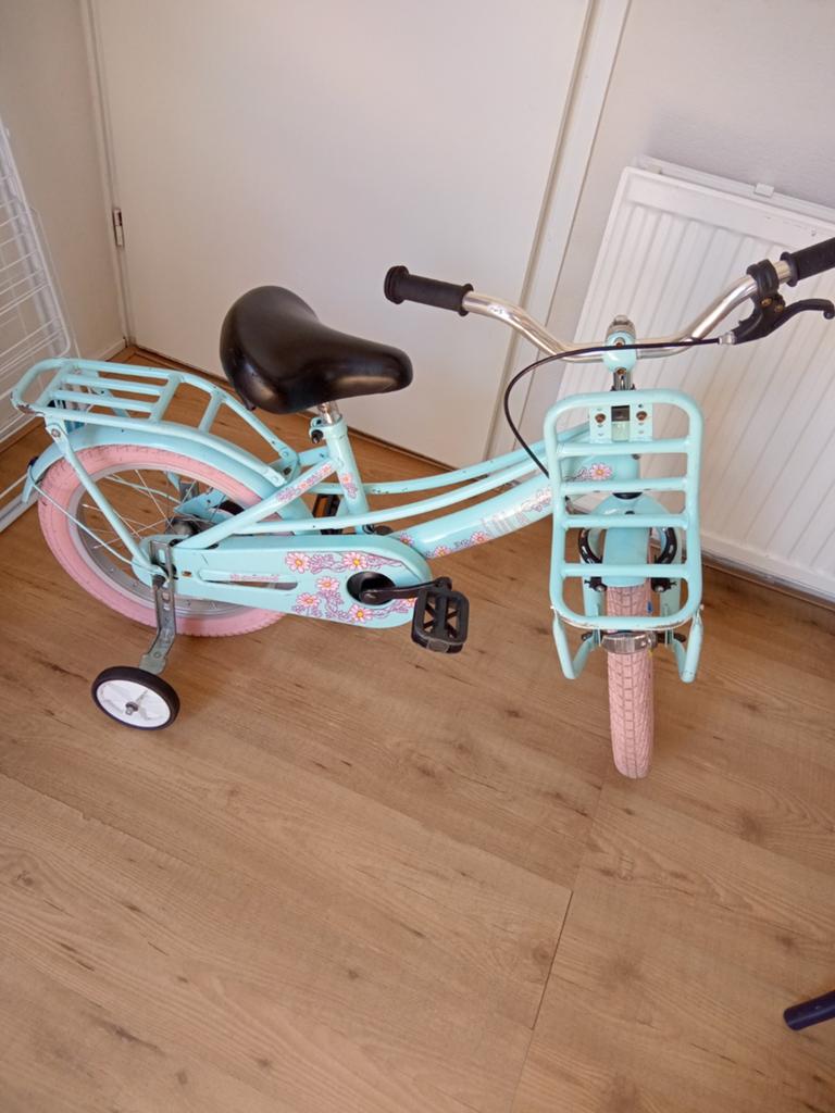 Popal 16 inch meisjes fiets met zijwieltjes, Ophalen