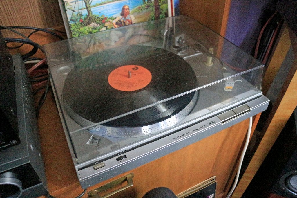 Sony platenspeler PS 242, Ophalen, Gebruikt, Pitch-regelaar, Platenspeler