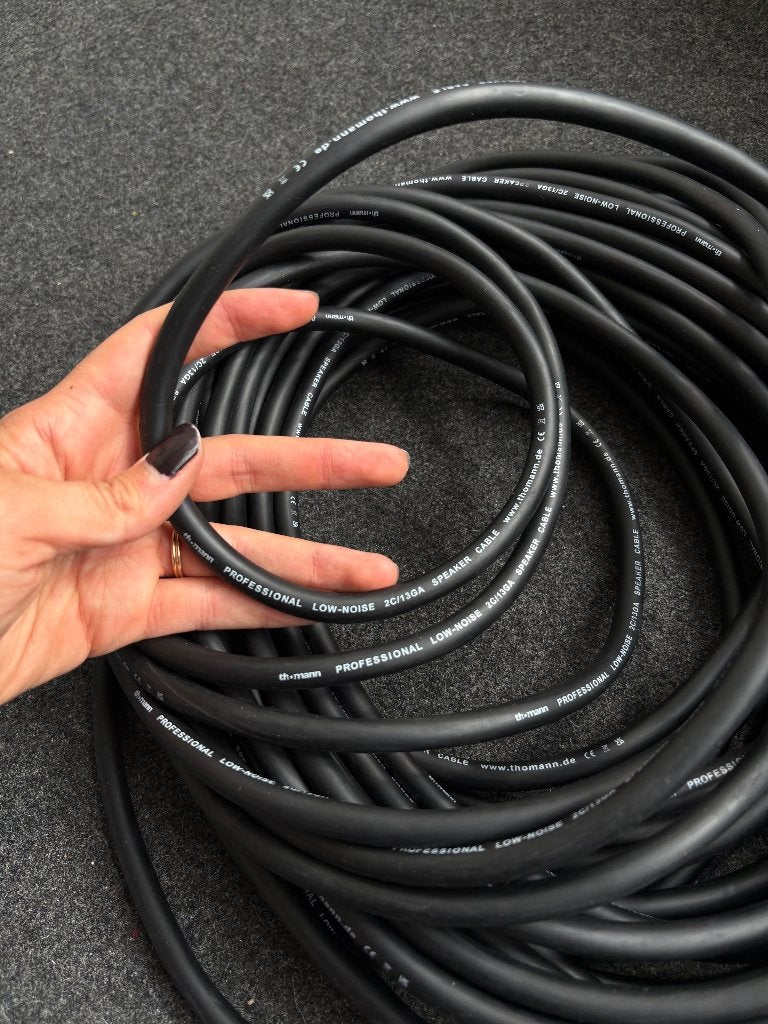 Speaker jack cable 20m, Ophalen, Zo goed als nieuw, 10 meter of meer, Luidsprekerkabel