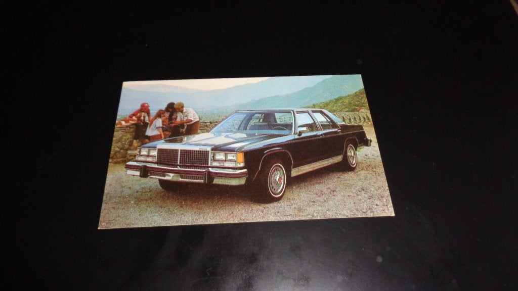 ZELDZAME USA Dealer Factory Postcard FORD LTD LANDAU , 1979, Verzenden, Nieuw, Ford