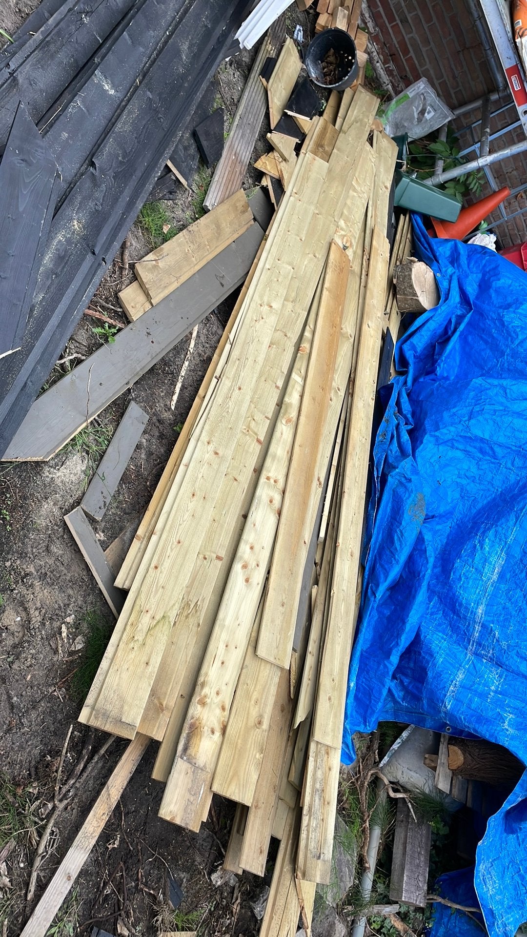 GRATIS. Rabat B keus rest stukken ophalen, Doe-het-zelf en Verbouw, Ophalen, Gebruikt, Minder dan 25 mm, Plank