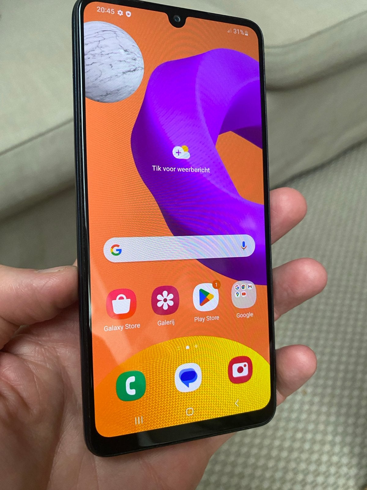 Samsung Galaxy M22 - 128GB - Zwart, Ophalen, Gebruikt, Zwart, Touchscreen