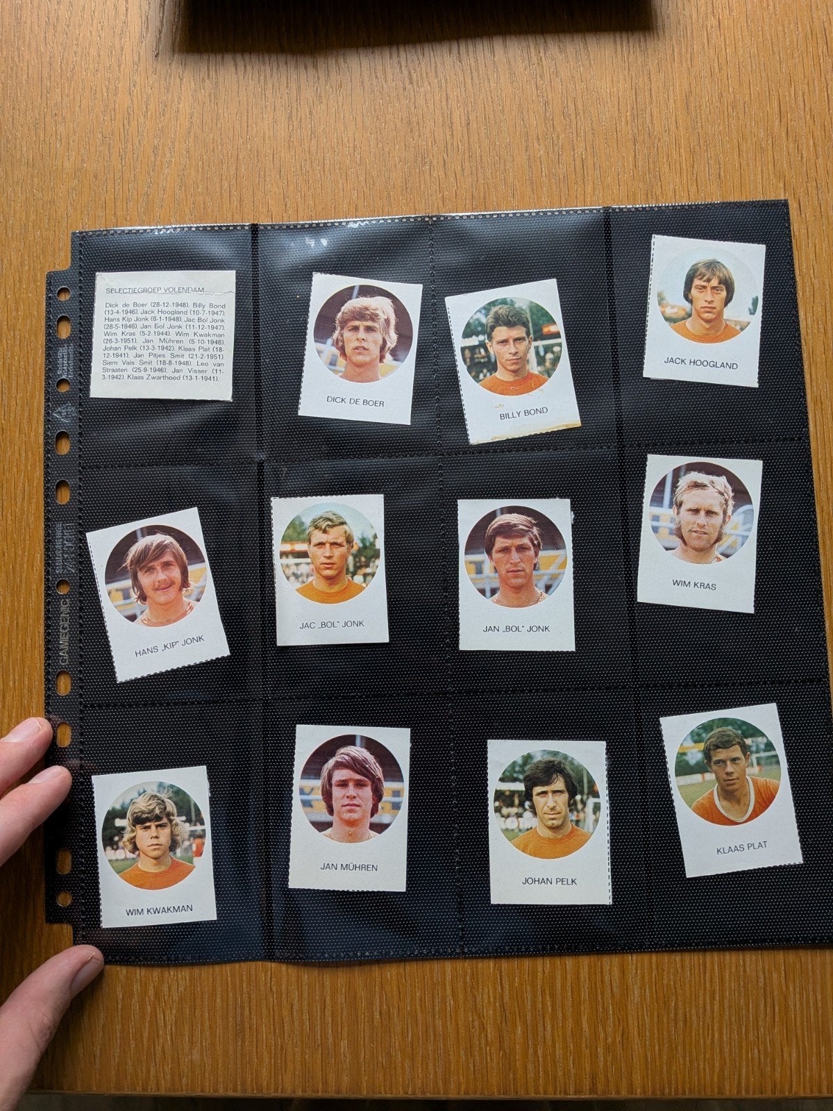 Voetbalplaatjes FC Volendam - Diverse Seizoenen, Verzamelen, Verzenden, Overige binnenlandse clubs, Poster, Plaatje of Sticker
