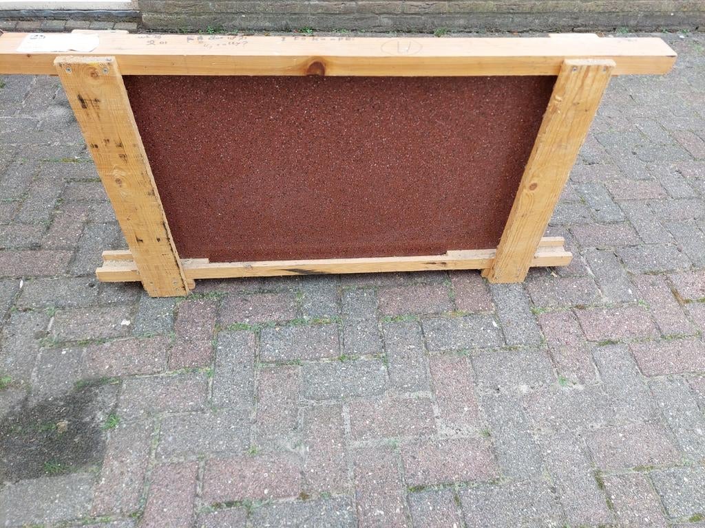 Granieten plaat, Doe-het-zelf en Verbouw, Platen en Panelen, Ophalen, Gebruikt, Overige materialen, 20 tot 50 mm