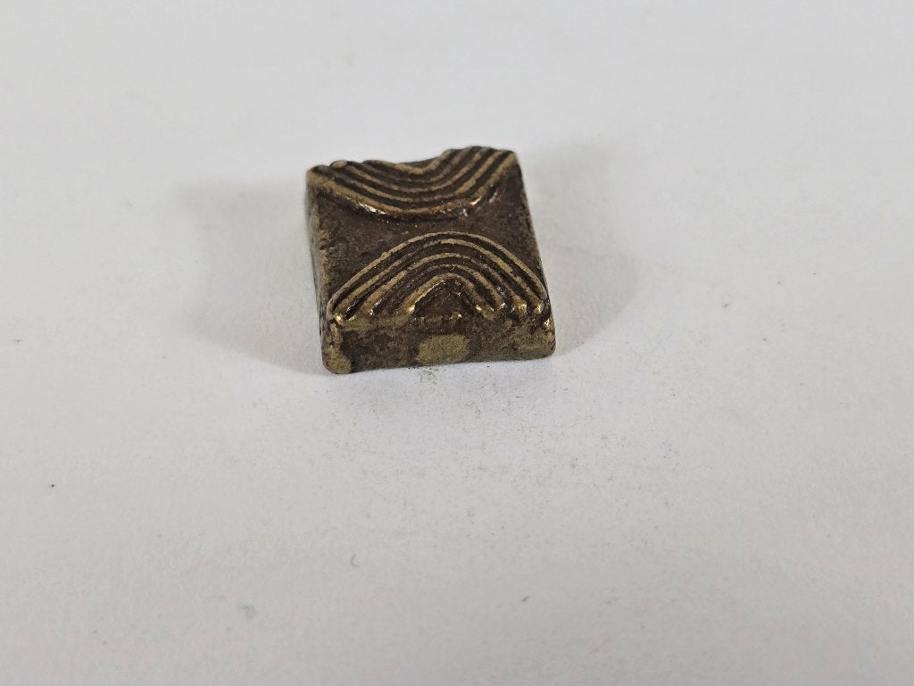 Goudgewicht #31, messing of brons, Akan, Ghana, 18e 19e eeuw, Ophalen of Verzenden