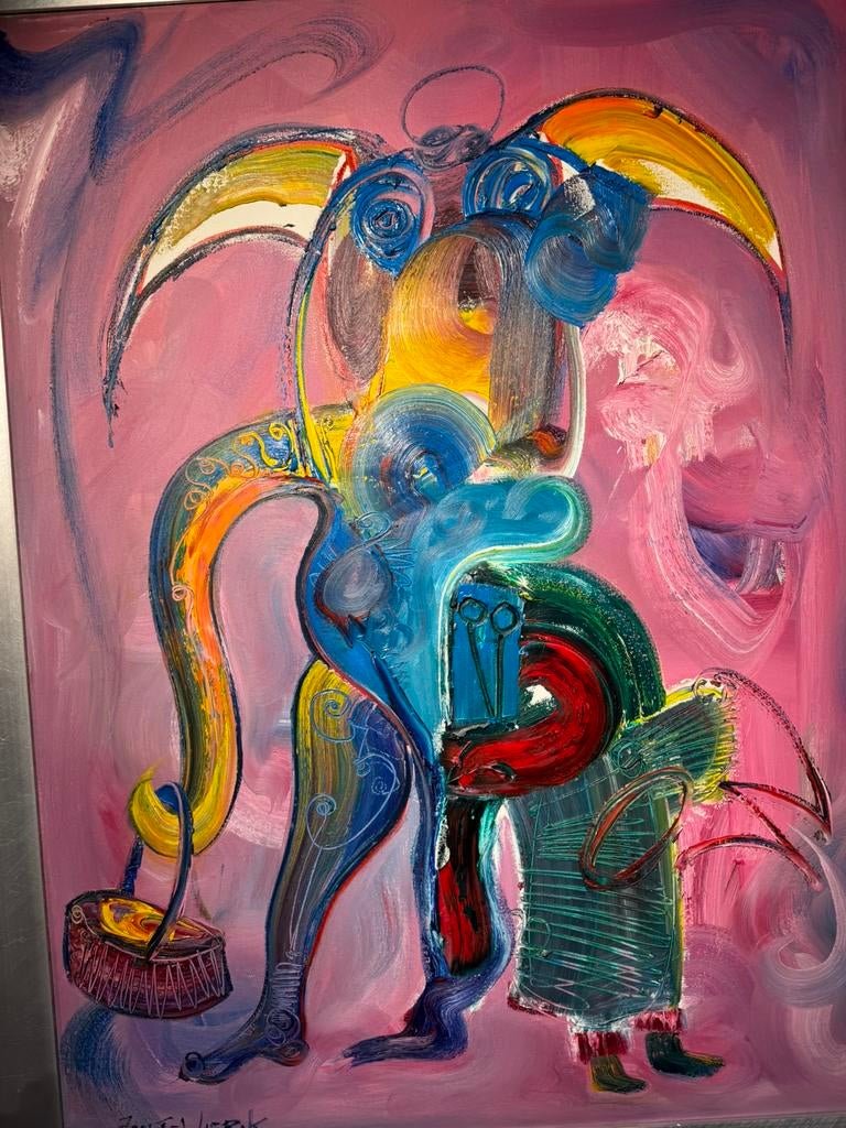 Jan te Wierik Unieke Olieverf schilderijen., Antiek en Kunst, Kunst | Schilderijen | Modern, Ophalen of Verzenden
