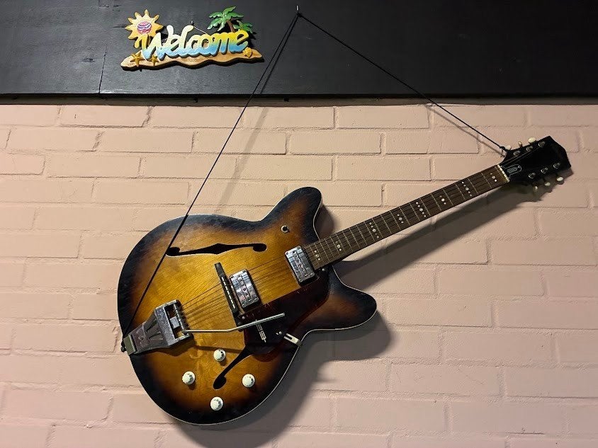 Electrische Egmond gitaar, Ophalen, Zo goed als nieuw, Klassieke of Spaanse gitaar