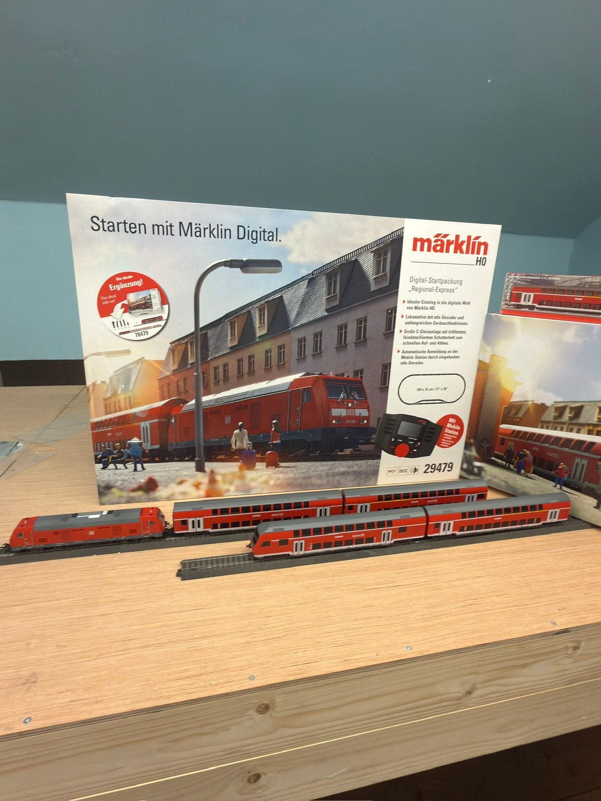 Marklin soundloc en wagons uit sets 29479 / 78479 / 40400, Wisselstroom, Treinset, Nieuw, Ophalen of Verzenden