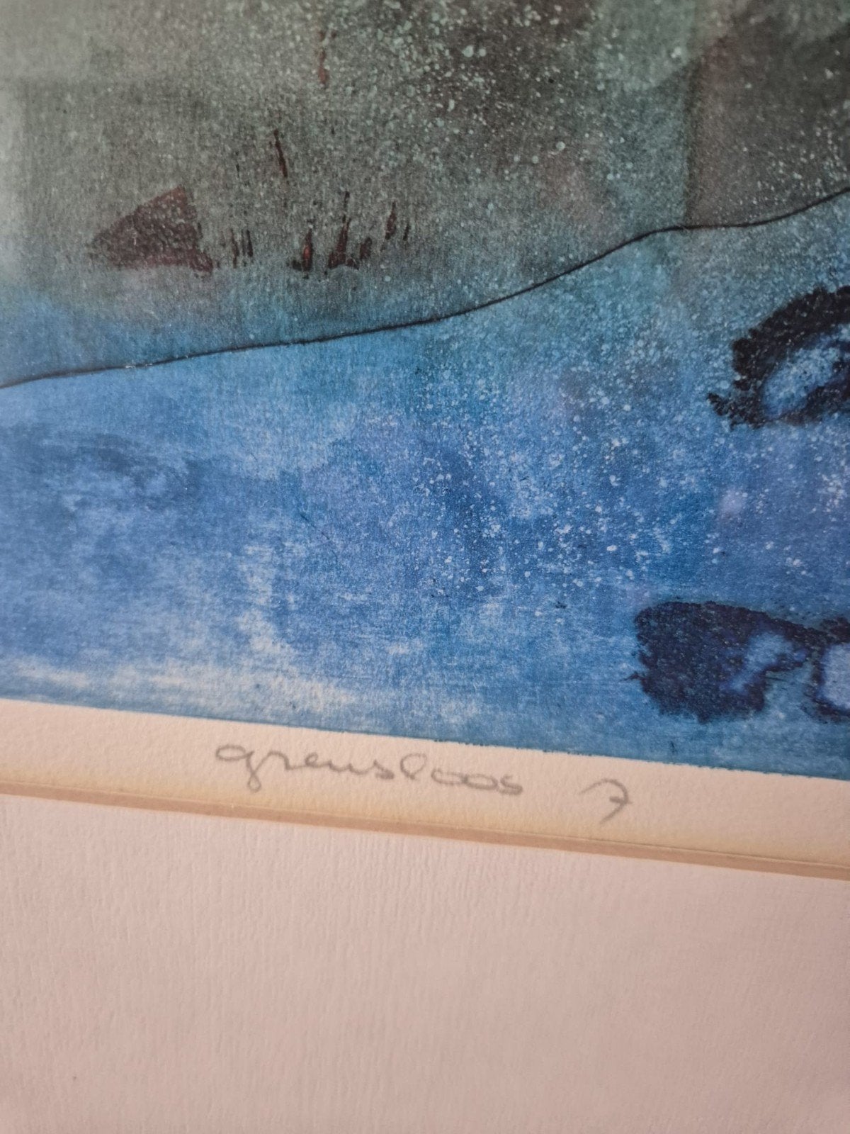 Loes de Haan - Grensloos - Ets (39/75), Ophalen, 50 cm, 70 cm, Genummerd