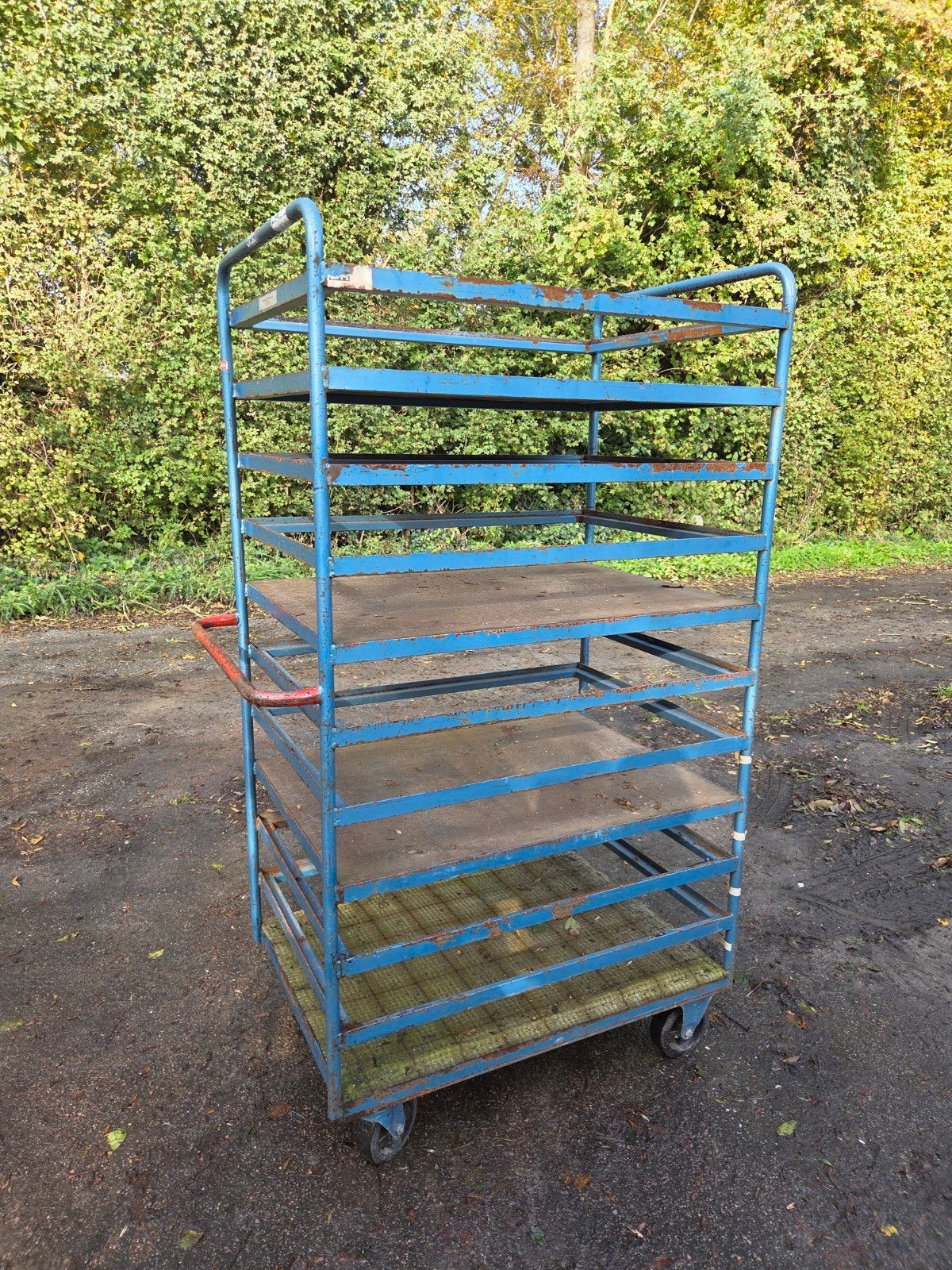 industriële magazijnkar, bakkerskar, stellingkast,, 100 liter of meer, Ophalen, Gebruikt, Transportkar