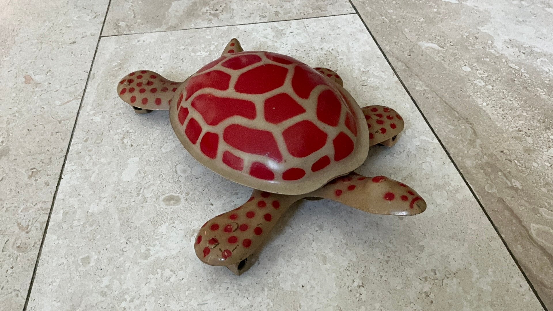 Blikken schildpad., Ophalen of Verzenden