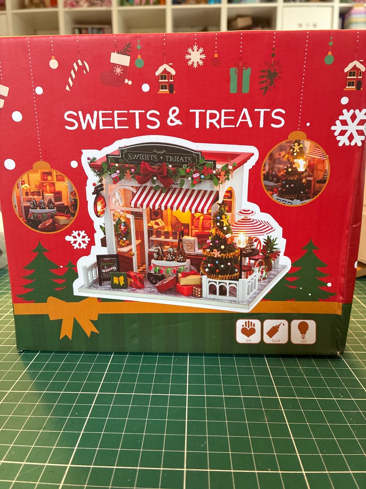 DIY Miniatuur Kersthuisje 'Sweets & Treats' Knutselset, Nieuw, Meerkleurig, Educatief, Overige merken