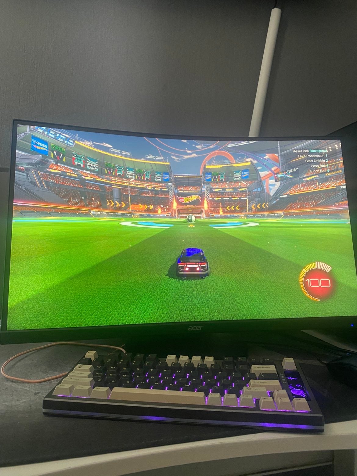 180 hz curved monior, Curved, VA, Zo goed als nieuw, 1 tot 2 ms