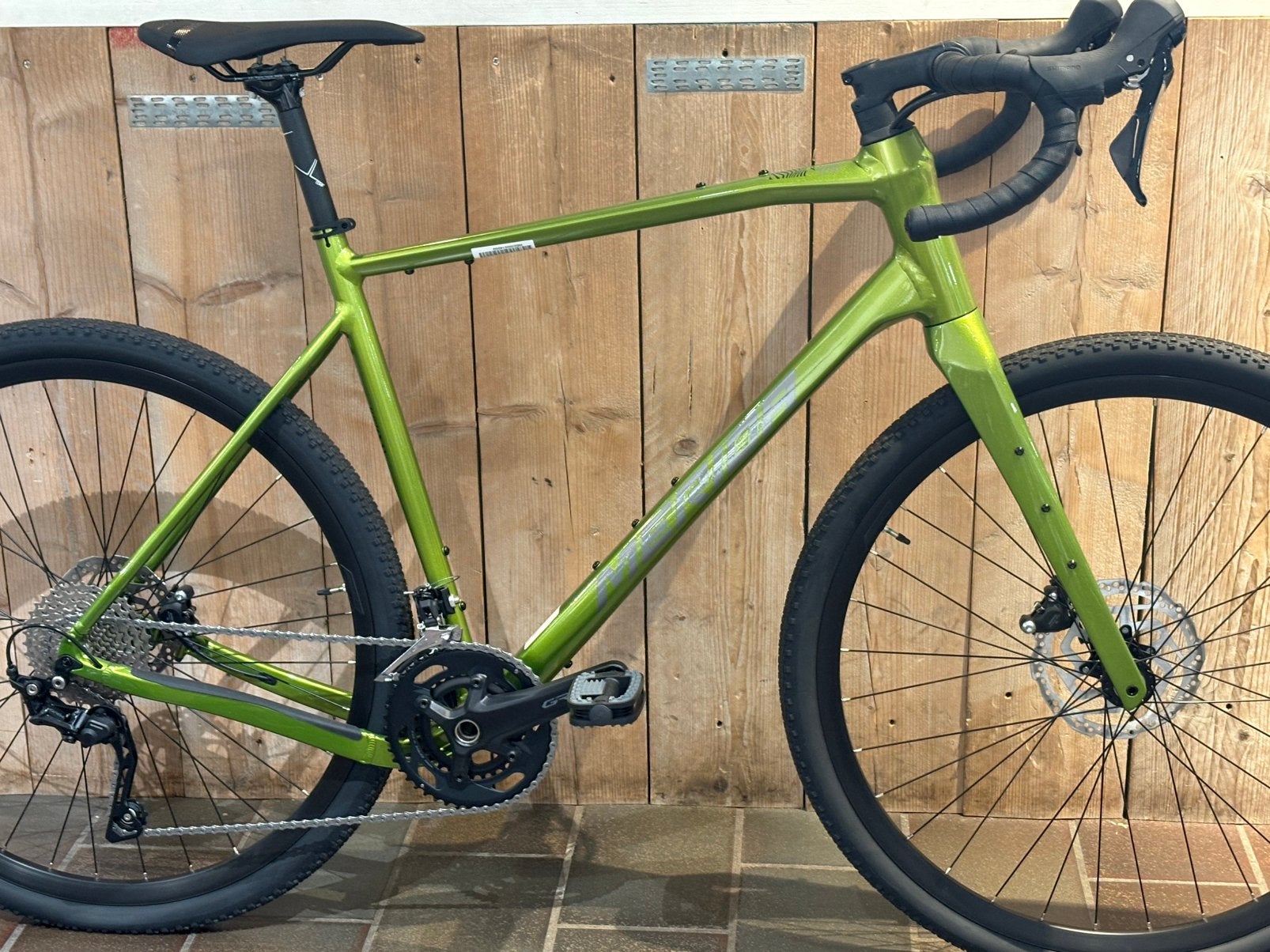 Merida Silex 400 Gravel fiets groen in L, zwart in XL, Aluminium, Zo goed als nieuw, 57 tot 61 cm, Meer dan 20 versnellingen