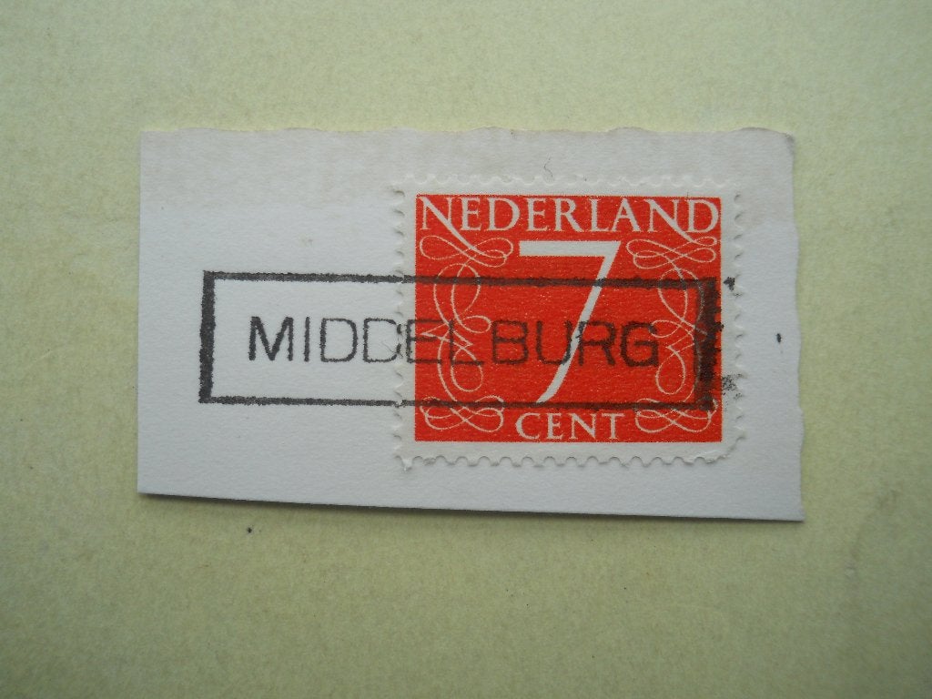 Nederland 1946 Cijfer Nvph.467 Langstempel Middelburg, Postzegels en Munten, Ophalen of Verzenden, Na 1940, Gestempeld
