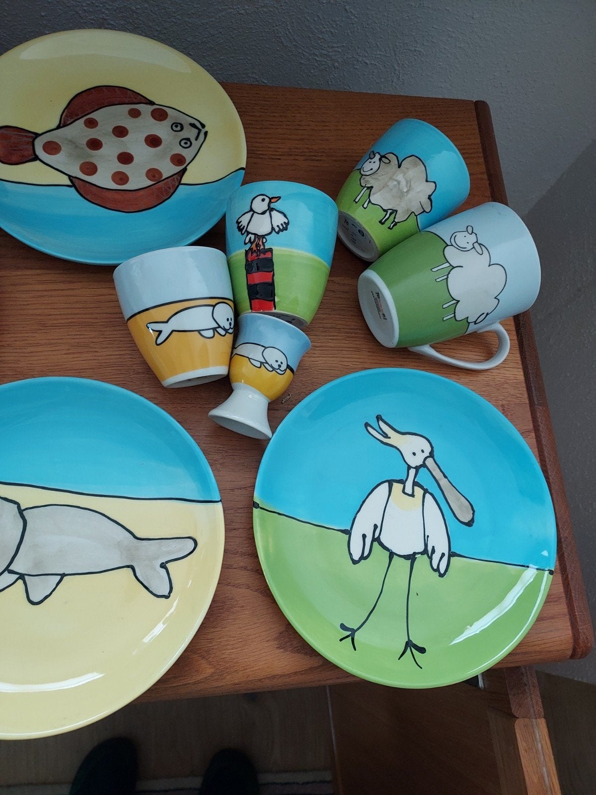 texxxel servies kees de waal, Huis en Inrichting, Keuken | Servies, Ophalen of Verzenden, Gebruikt, Porselein, Overige stijlen
