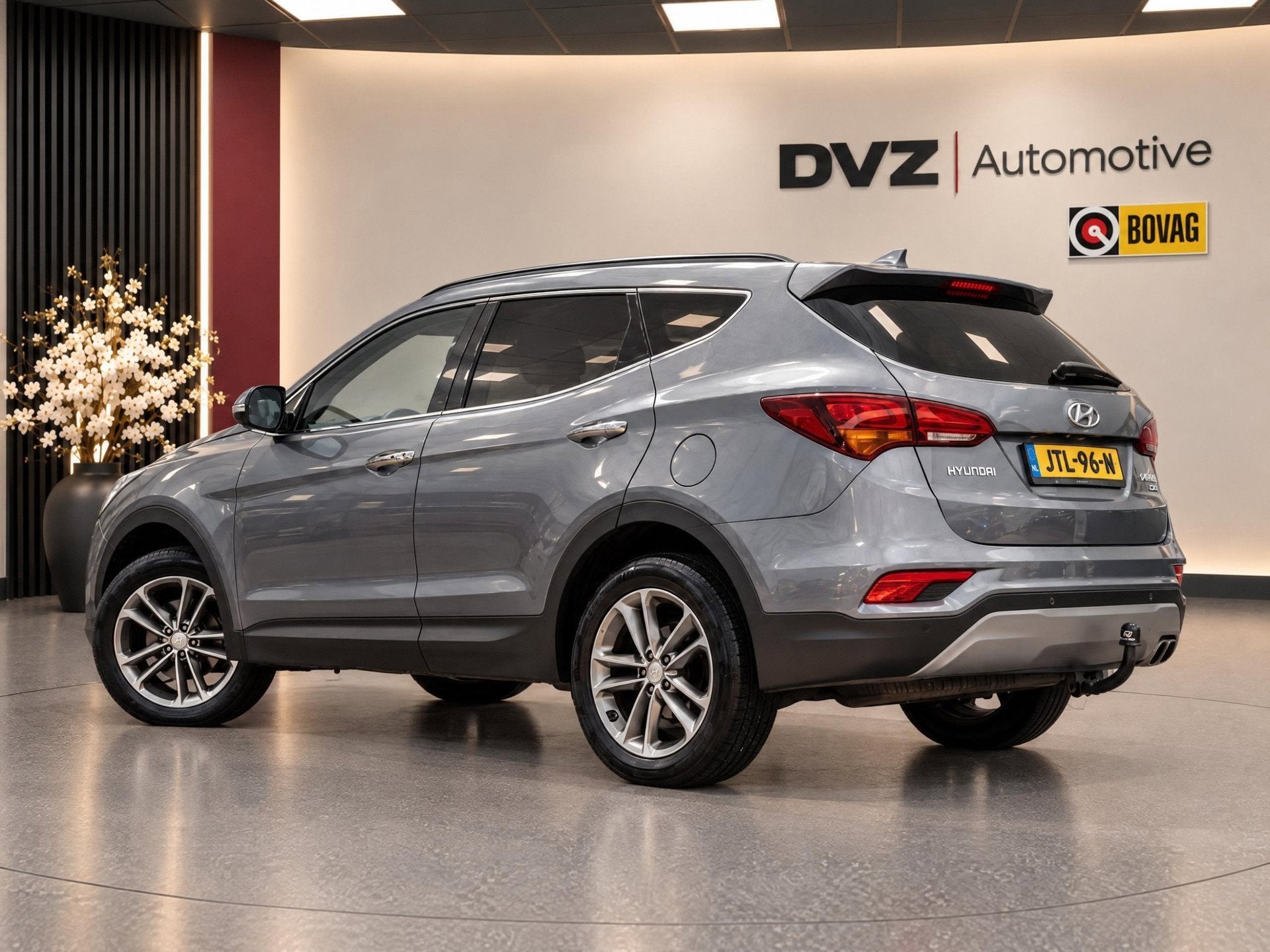 Hyundai Santa Fe 2.2 CRDi 4WD Comfort 7p. | Leder | Camera |, Auto's, Gebruikt, Euro 6, Verwarmde buitenspiegels, 7 stoelen
