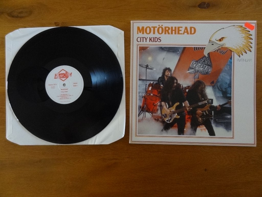 LP Motorhead - City kids, Cd's en Dvd's, Vinyl | Hardrock en Metal, Ophalen of Verzenden, Zo goed als nieuw